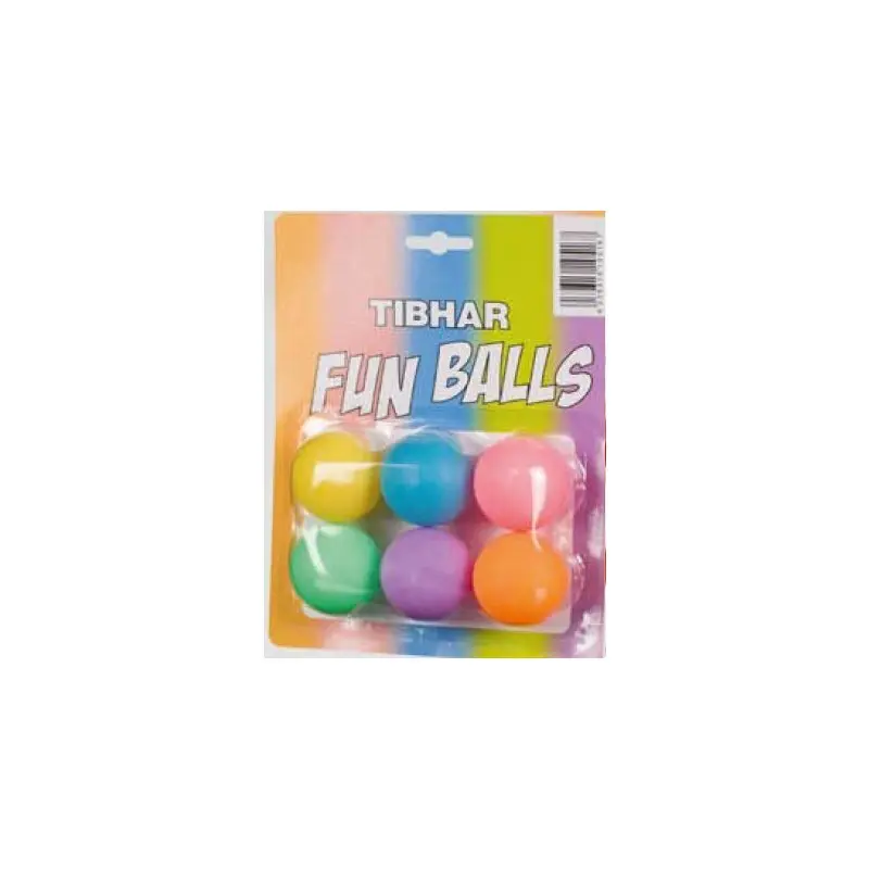 Tischtennisball Tibhar Fun (x6)