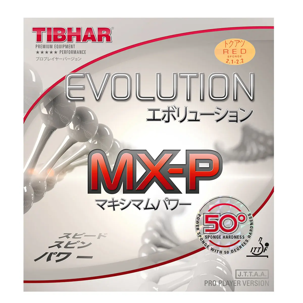 Belag Tischtennisschläger Tibhar Evolution MX-P R 50°
