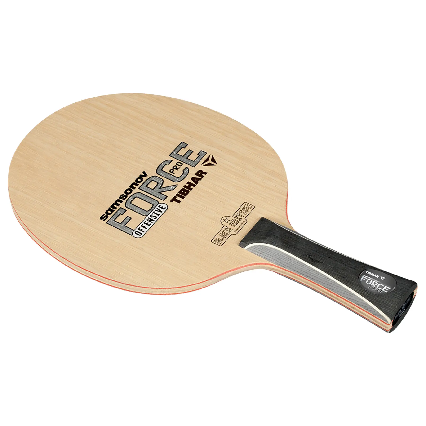 Tischtennisschläger Tibhar Force Pro Black Edition anat.