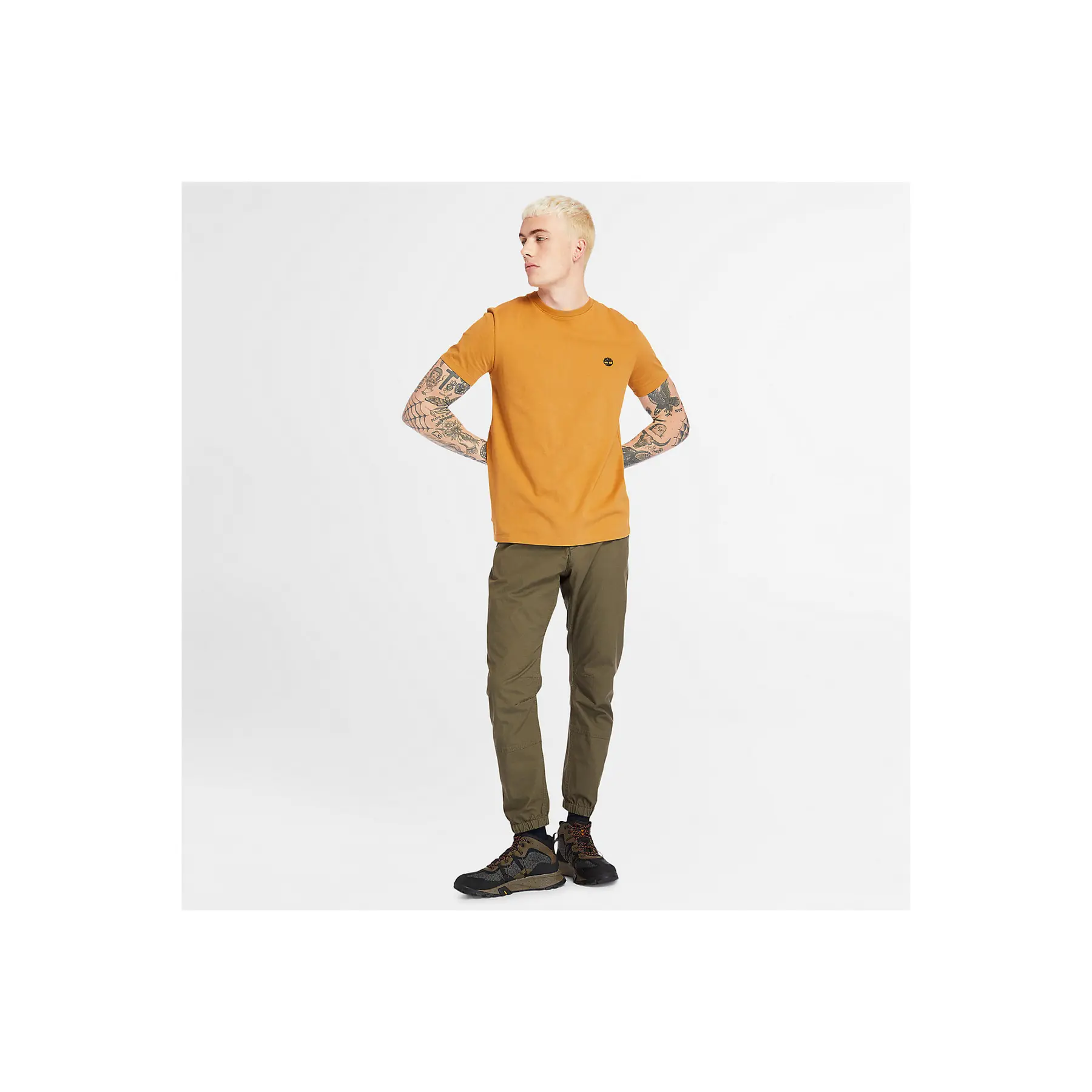 Timberland Orange T-Shirt Dunstan River