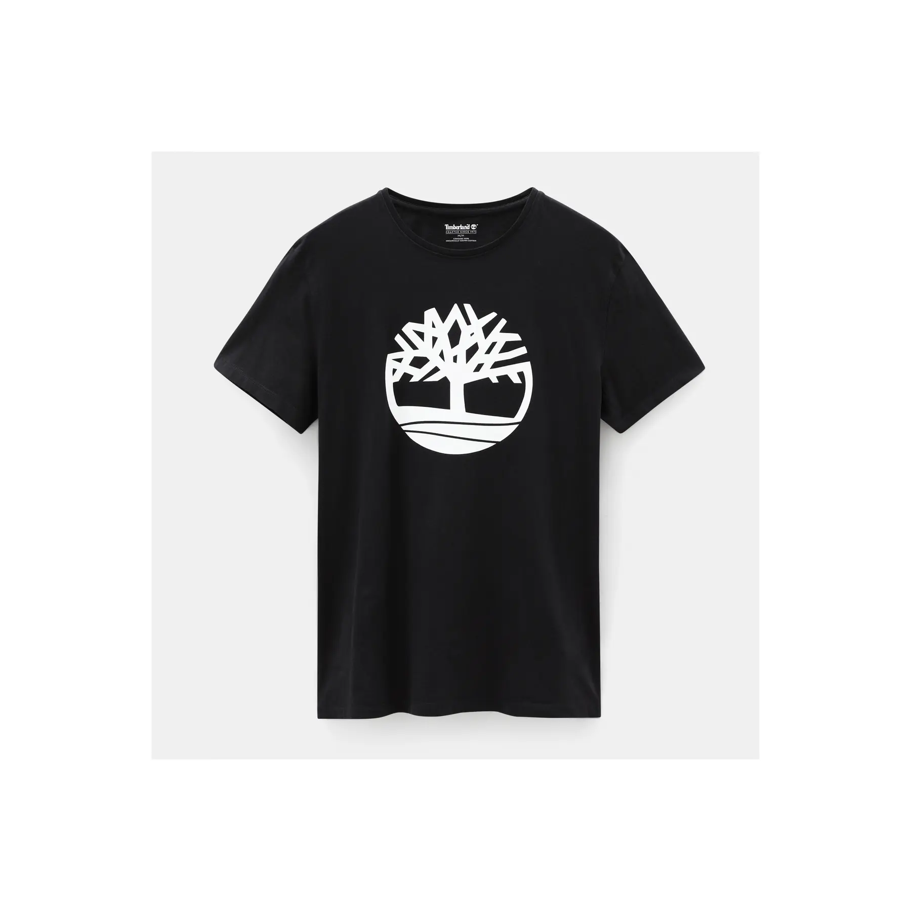 Timberland Noir T-Shirt Bio Brand Tree