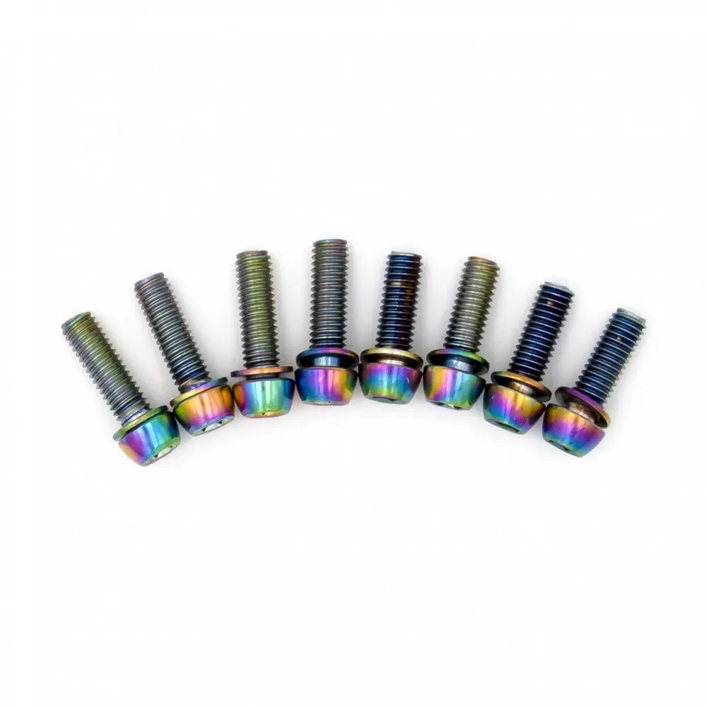 Velo Store - UK Set of 8 stem screws Title DM1 Oil Slick | Extra 10% off with Subscription, Postage £16.79 to UK Fedex.