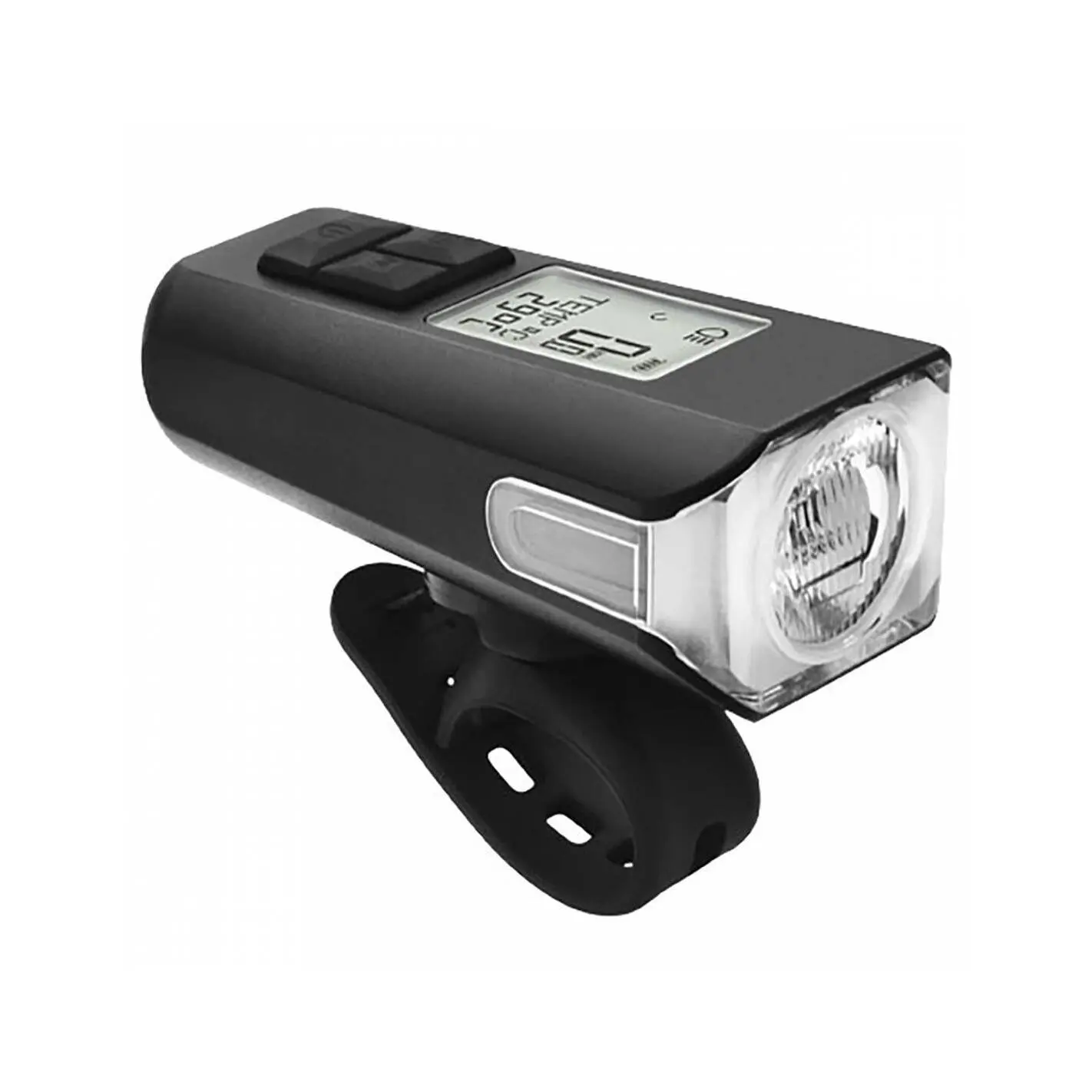 Image of Lenker-Stirnlampe mit aufladbarem Fahrradcomputer TKX