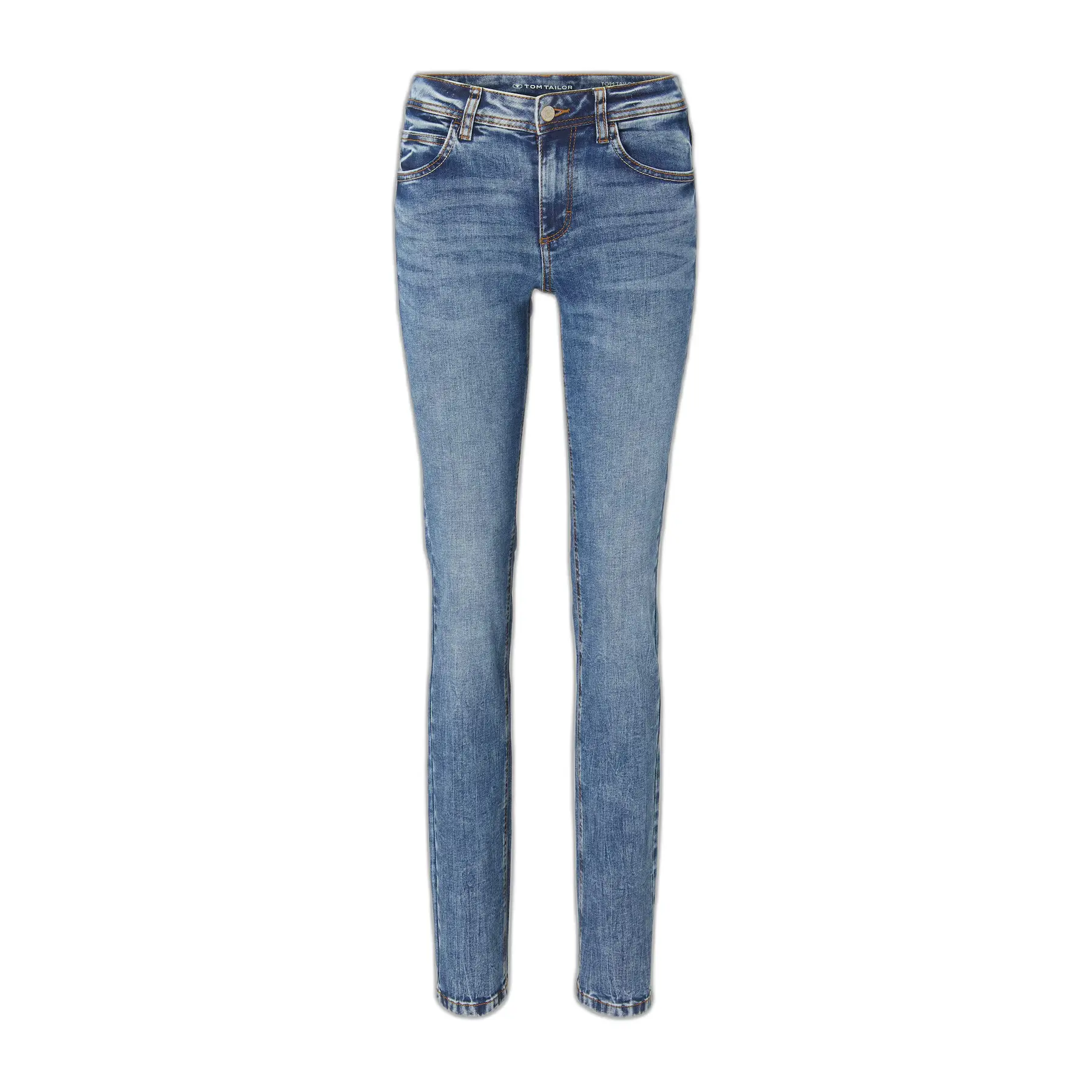 Tom Tailor - TTALEXA STRAIGHT-jeans - Maat 33/30 - random bleached blue denim