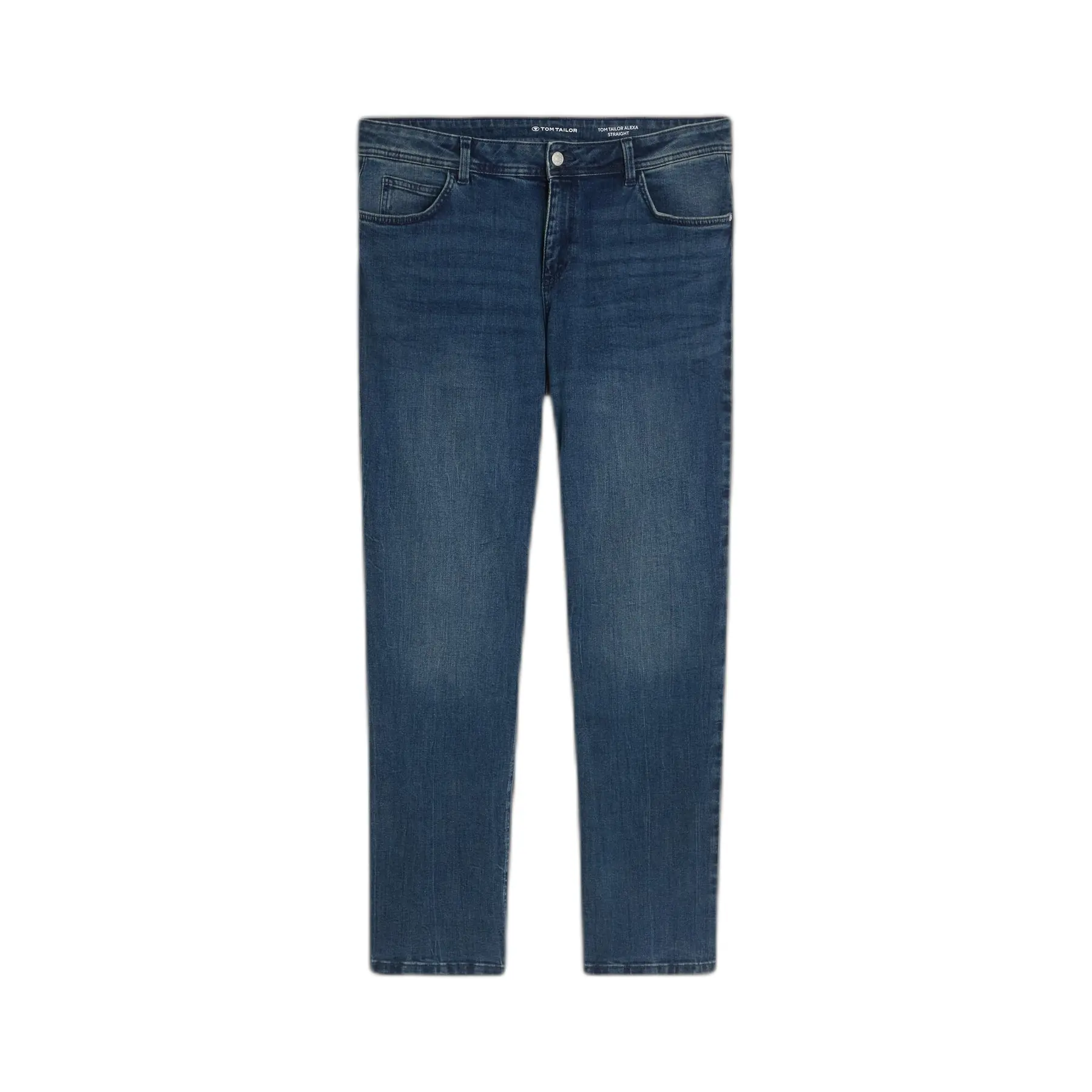 Tom Tailor - TTALEXA STRAIGHT-jeans - Maat 30/32 - dark stone wash denim