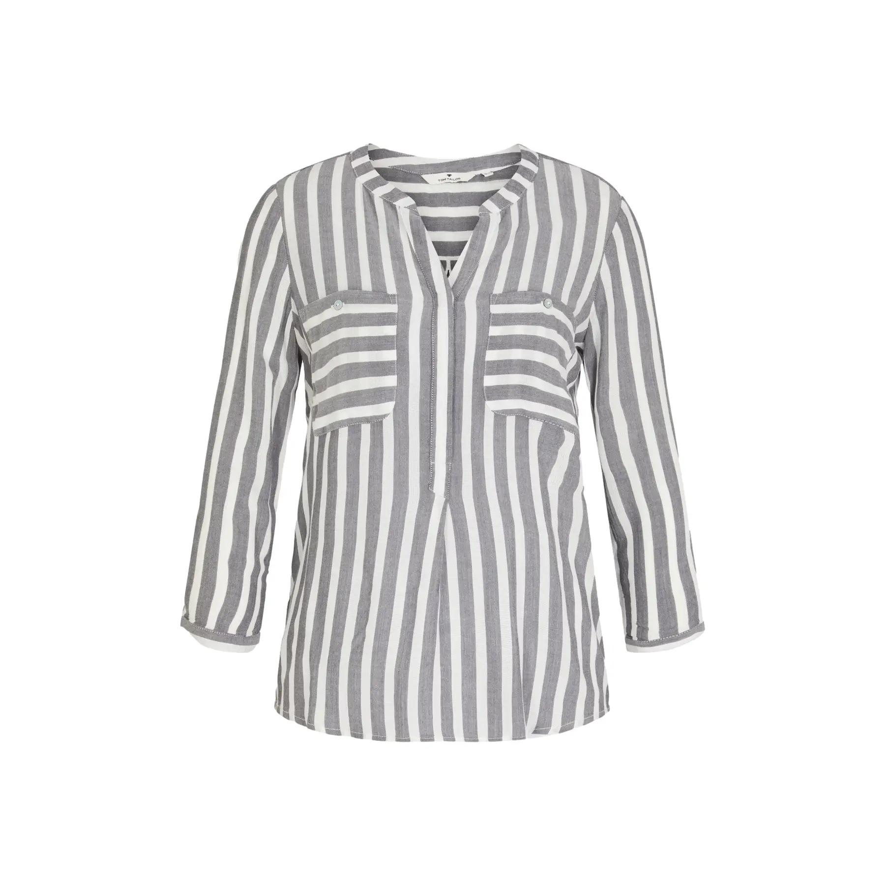 Striped Viscose Tunic Blouse For Women Tom Tailor