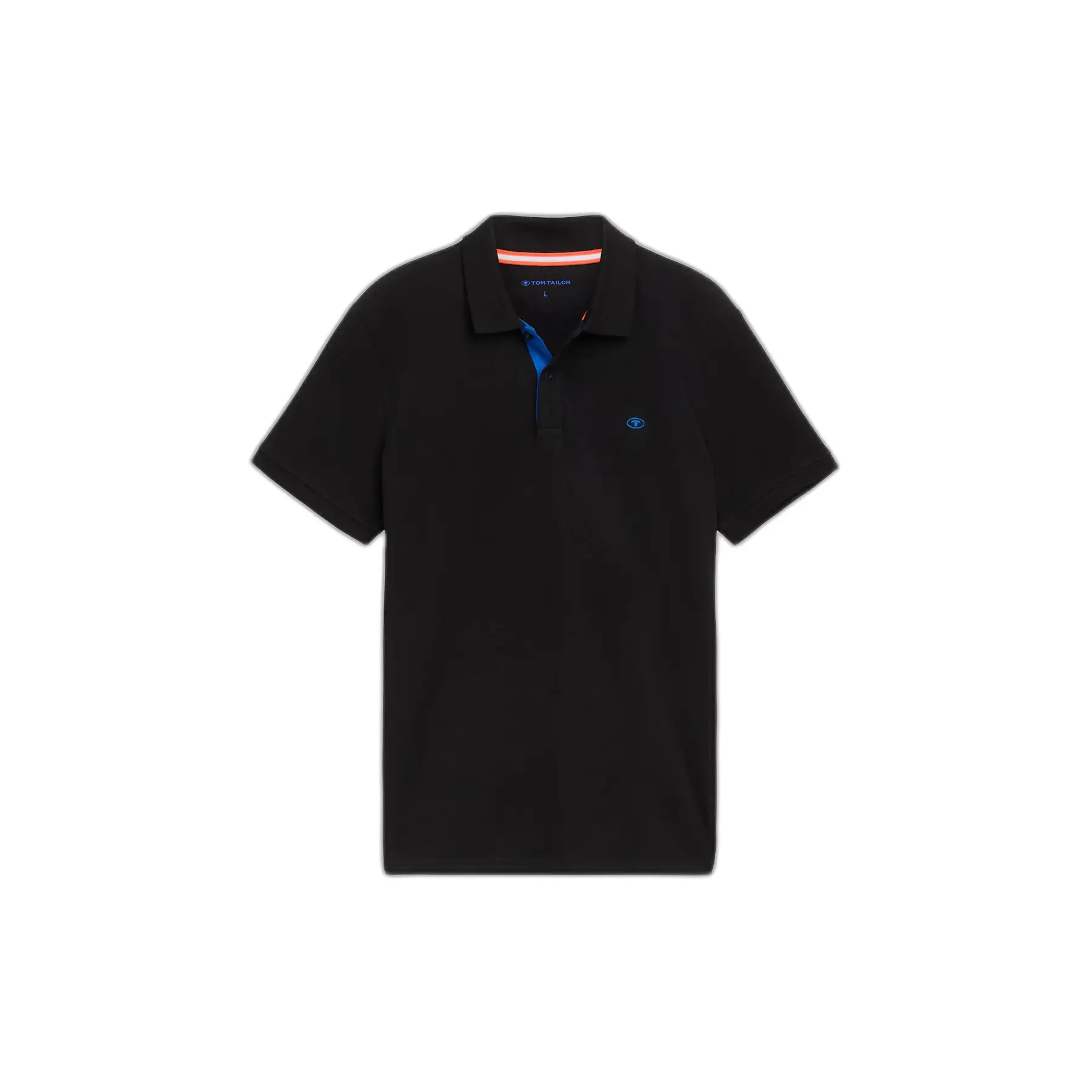 Polo met klassieke snit en contrasterende kraag Tom Tailor