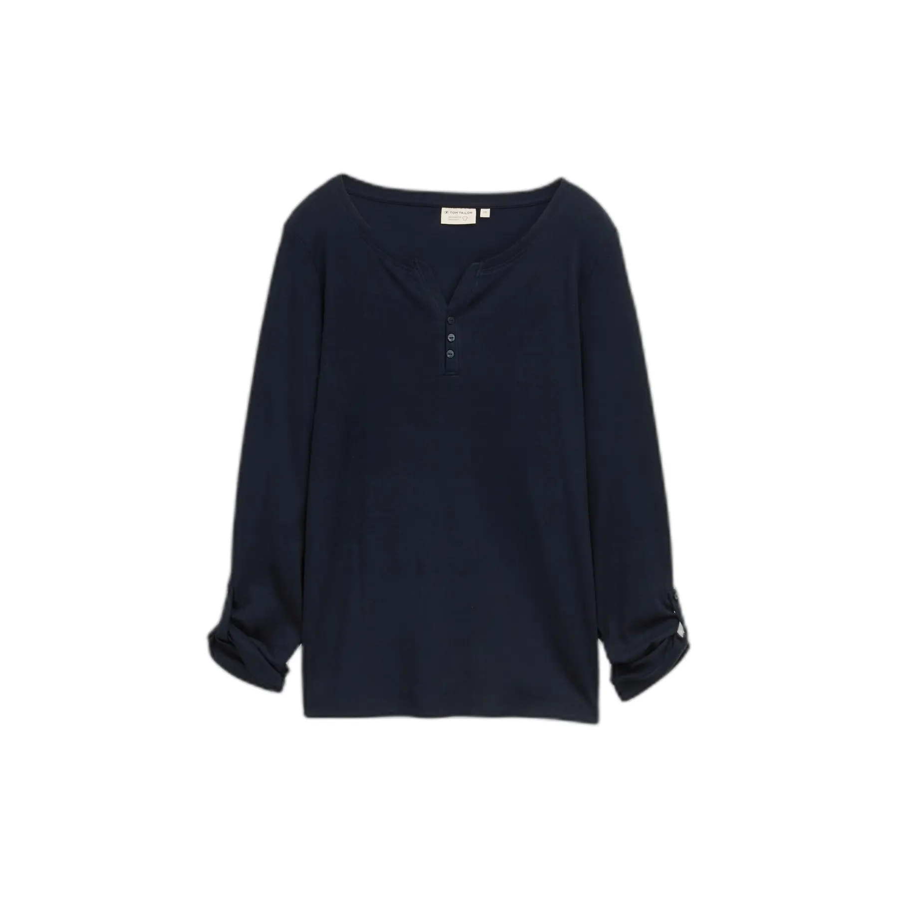 Women's Long Sleeve T-shirt Tom Tailor Henley