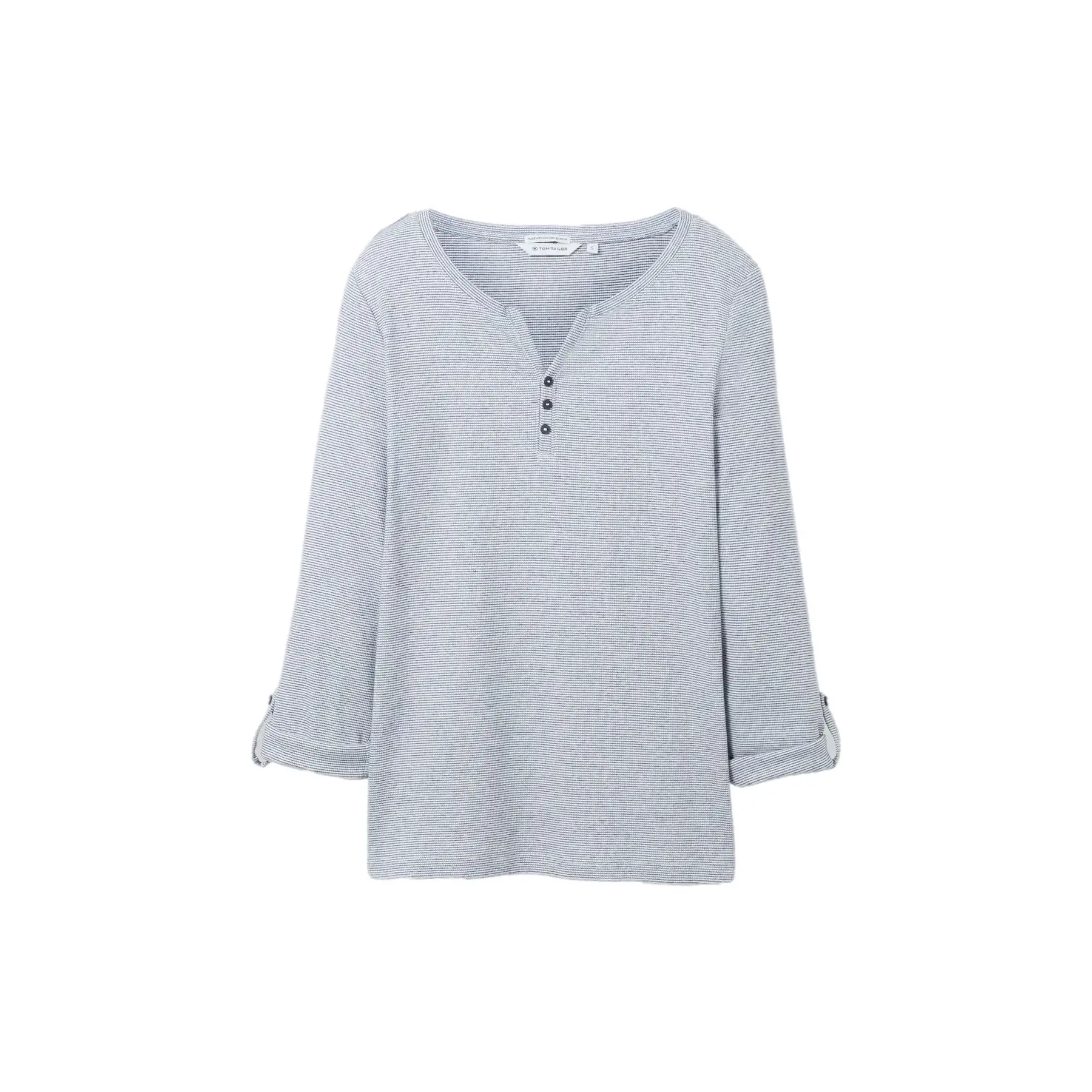 Women's Long Sleeve T-shirt Tom Tailor Henley