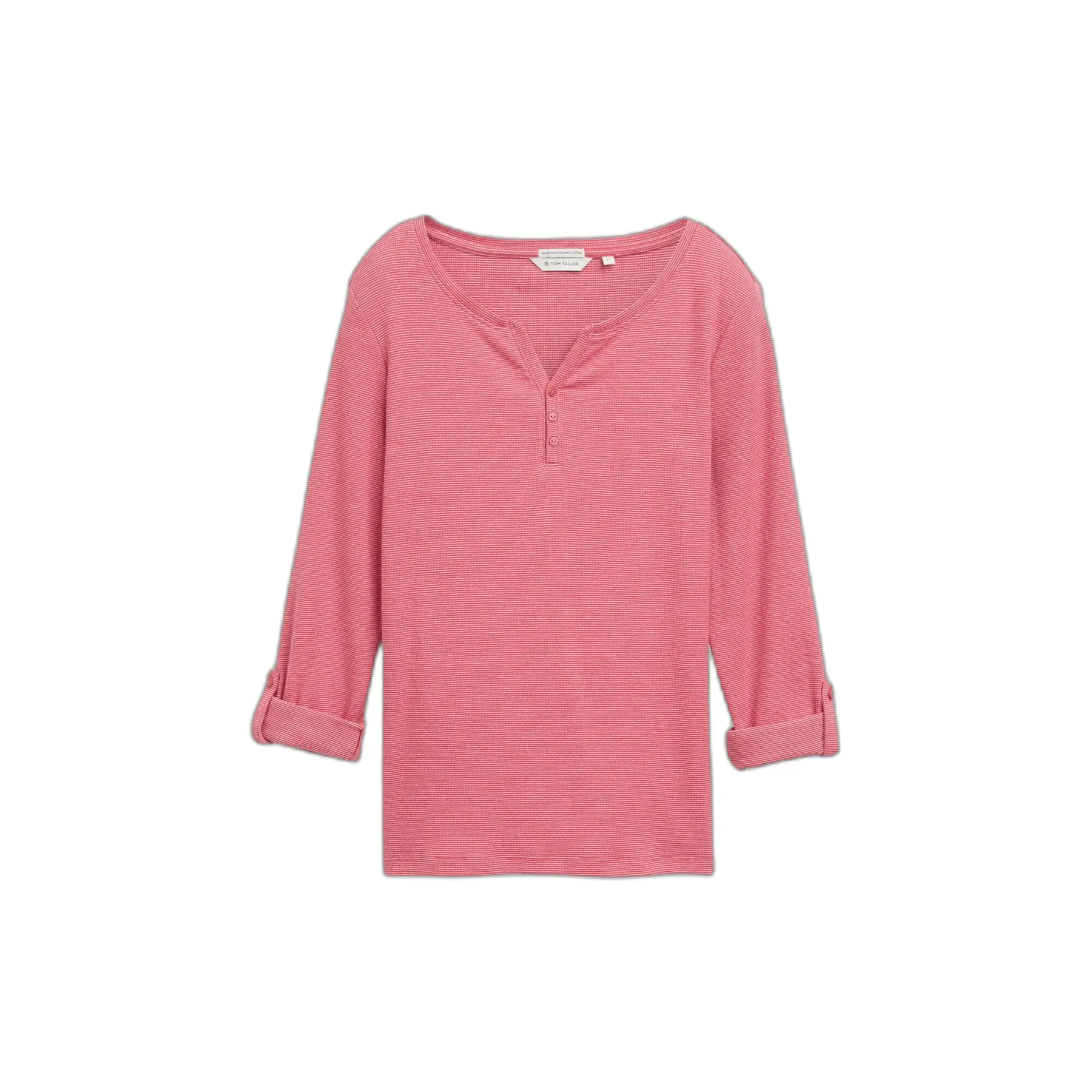 Women's Long-sleeved Striped T-shirt Tom Tailor Henley