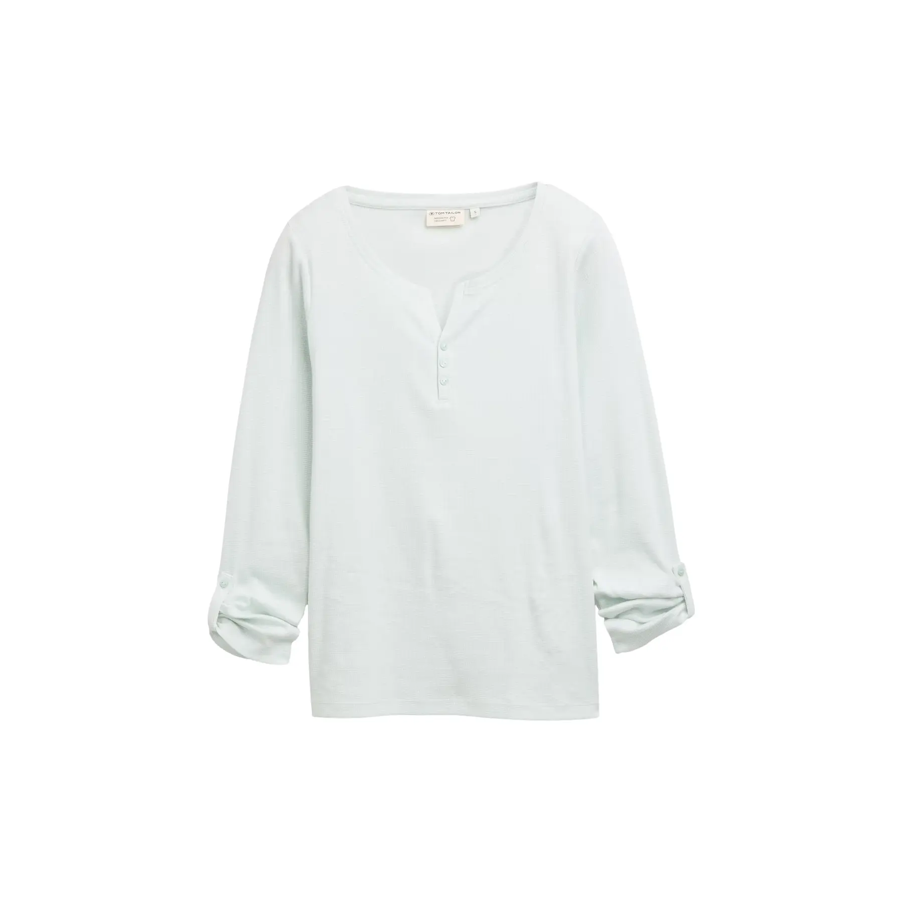 Women's Long-sleeved Striped T-shirt Tom Tailor Henley