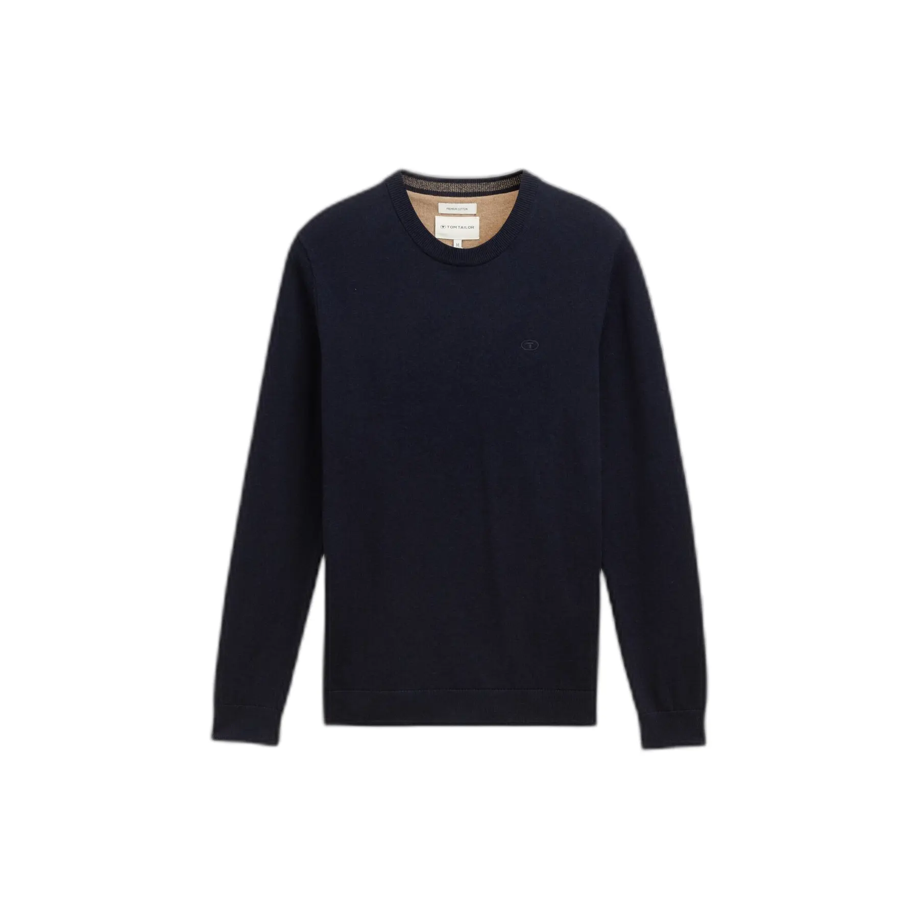 Cotton Knit Basic Pullover Tom Tailor