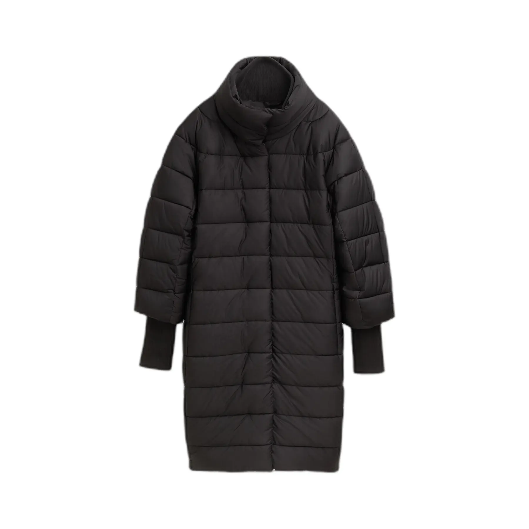 Long Padded Coat With High Collar Women Tom Tailor