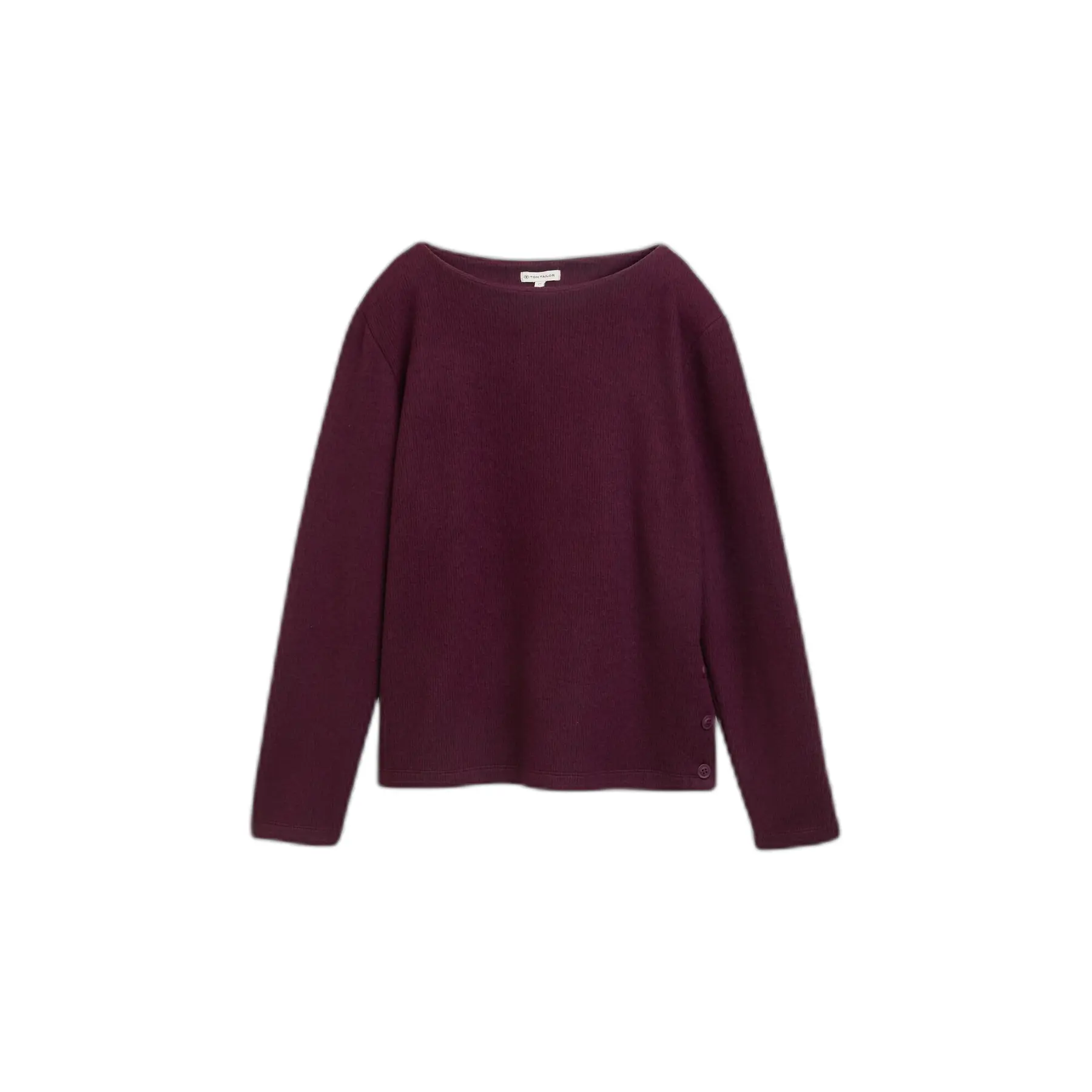 Sweater With Button Details For Women Tom Tailor