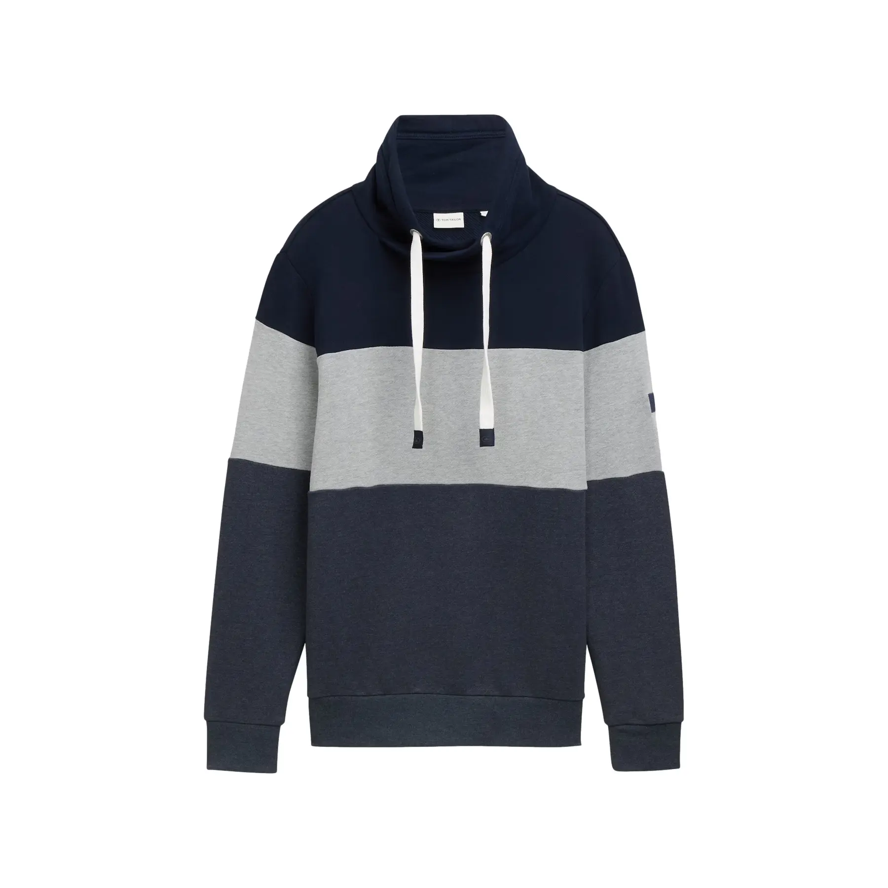 Hooded Sweatshirt With Cut Line Tom Tailor