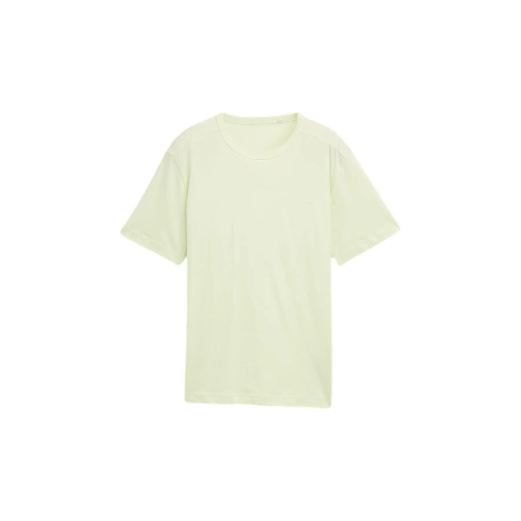 T-shirt With Small Printed Logo Tom Tailor