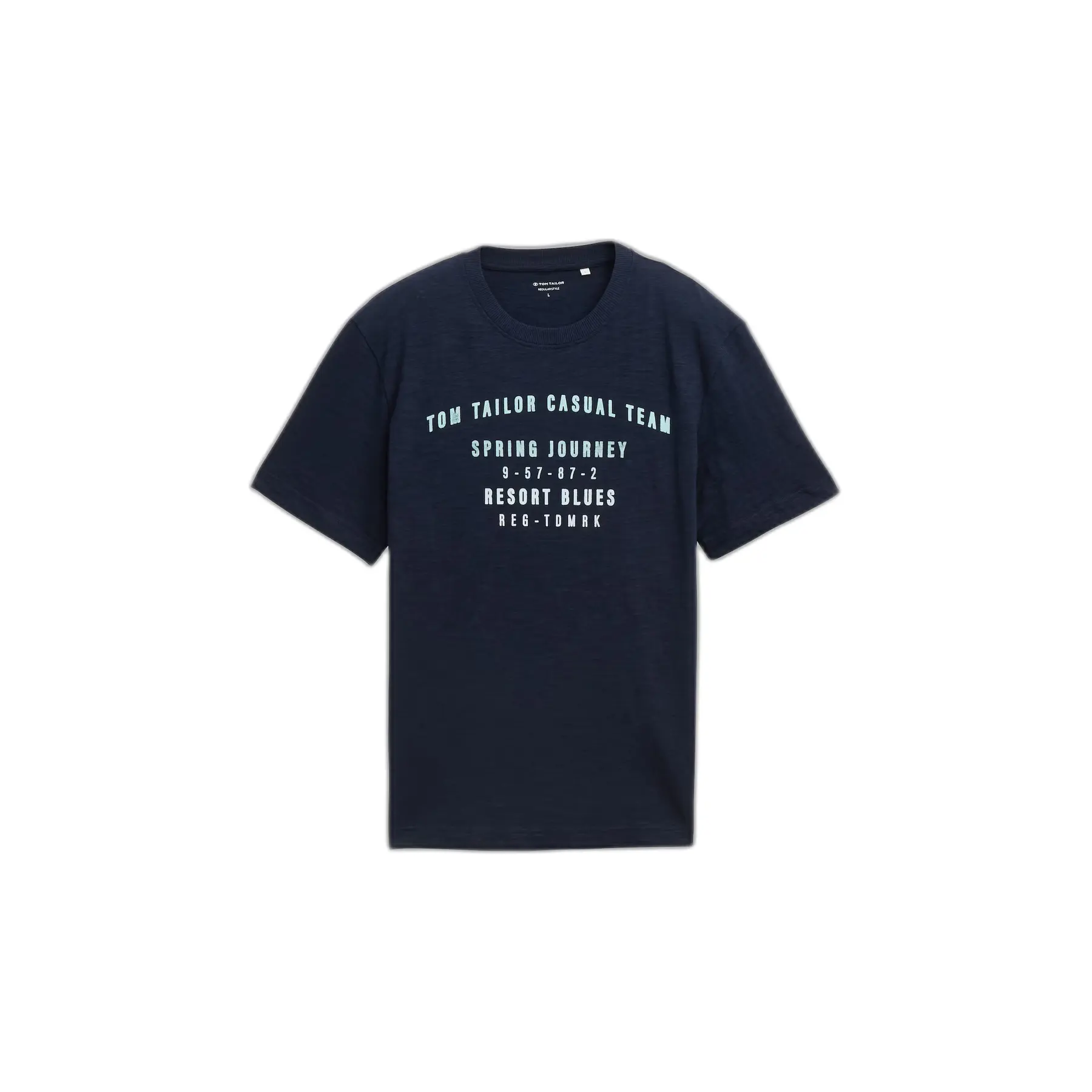 Flammé T-Shirt mit Druck Tom Tailor