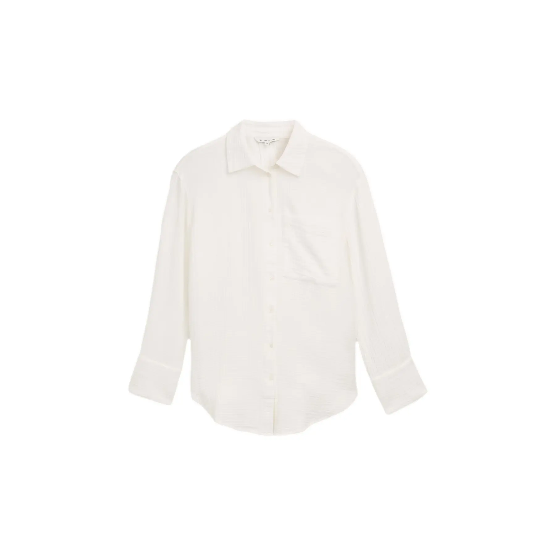 Long Sleeve Chiffon Blouse Ladies Tom Tailor Oversize