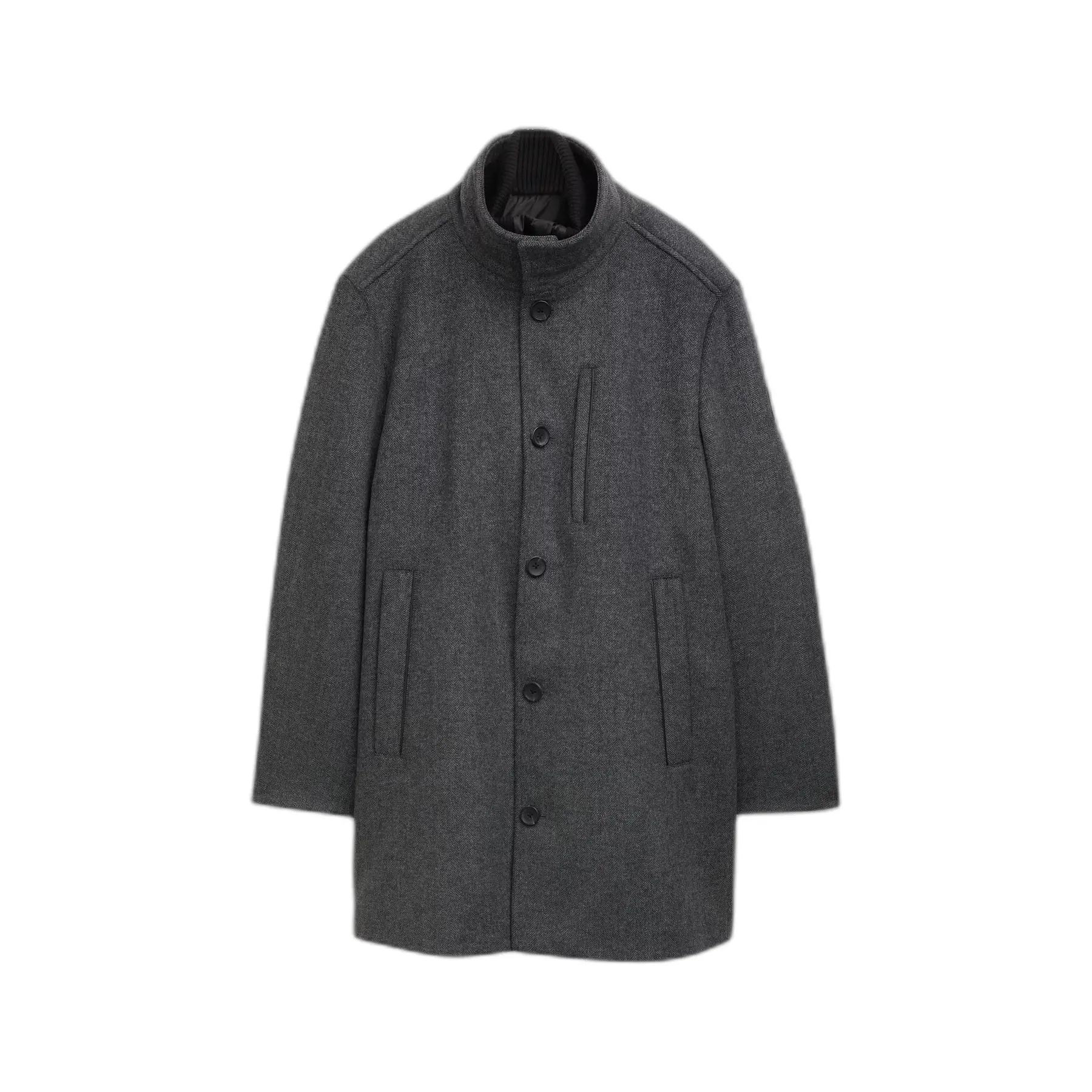 2-in-1 Wool Coat With Removable Inner Jacket Tom Tailor