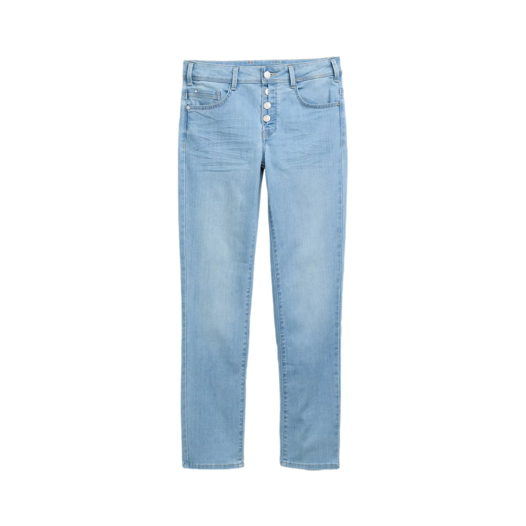 Jeans Straight con patta di bottone donna  Alexa