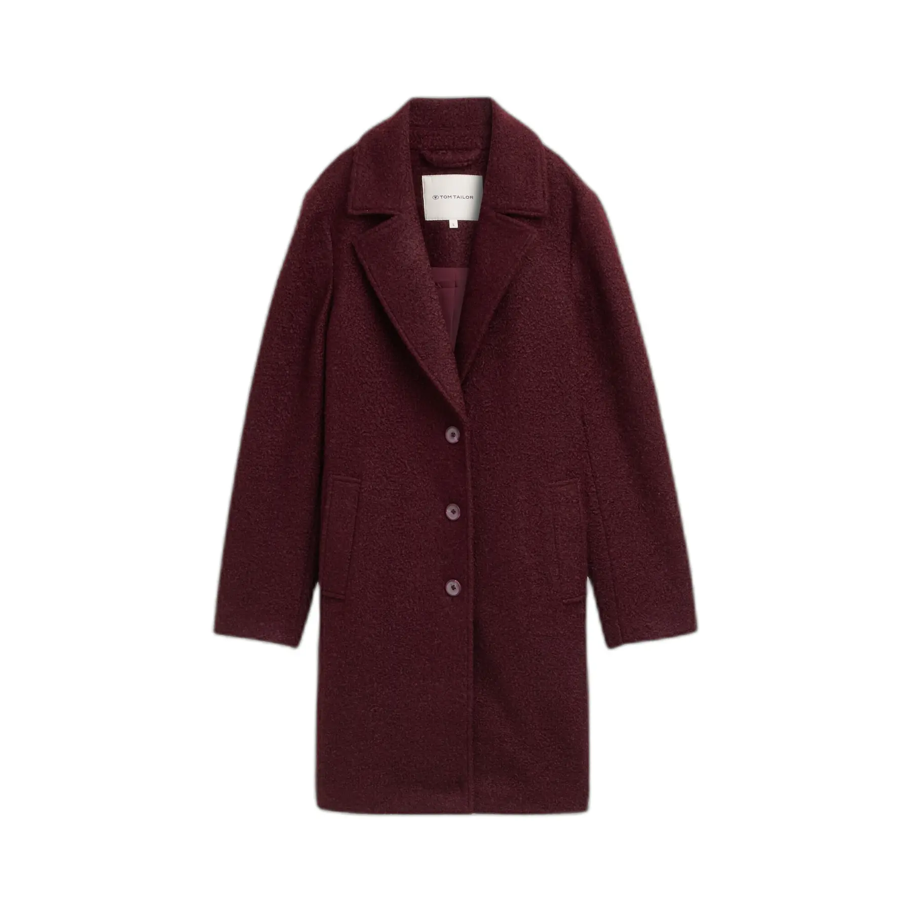 Damen Bouclé Mantel Tom Tailor