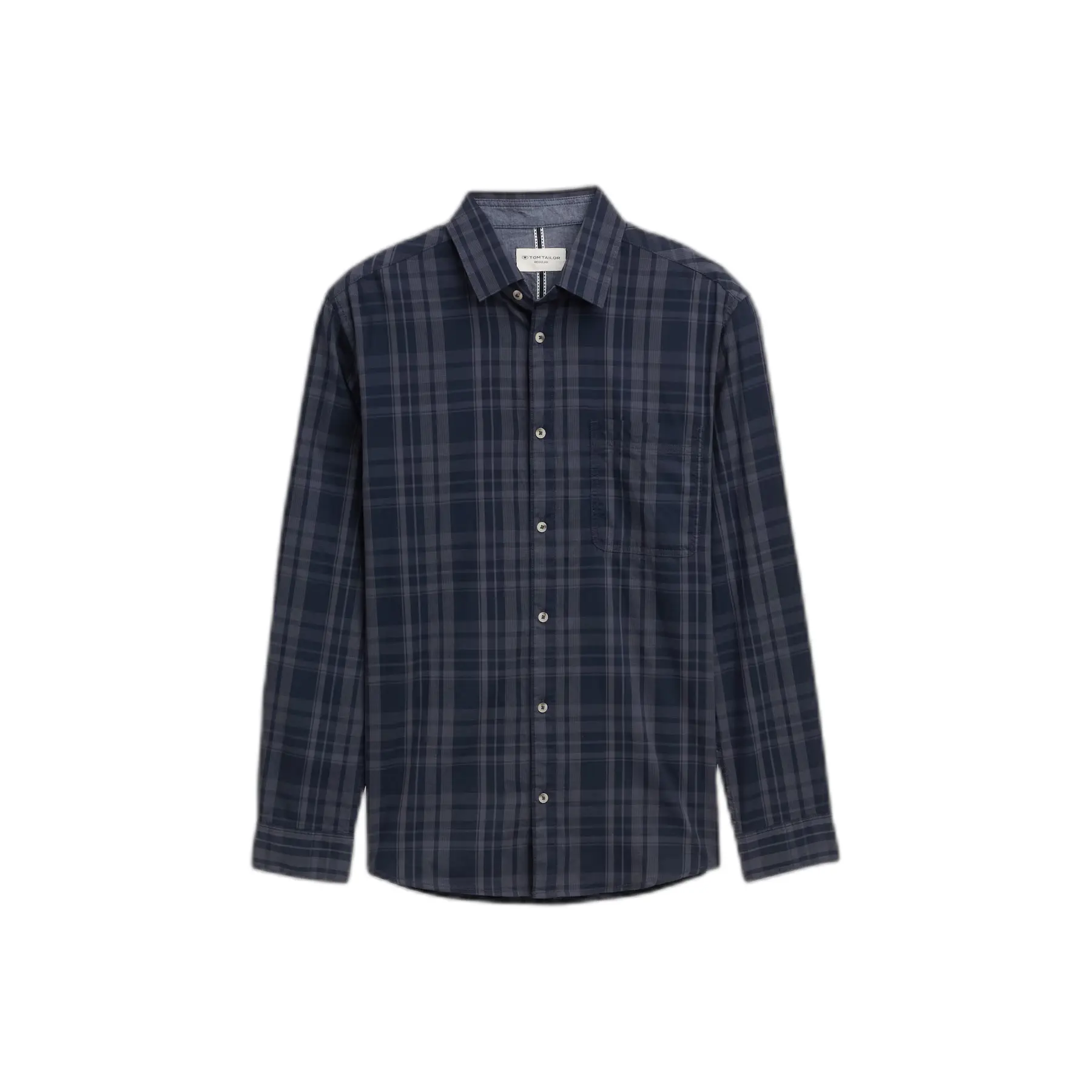 Gepunktetes Hemd in Ton-in-Ton Tom Tailor Oxford