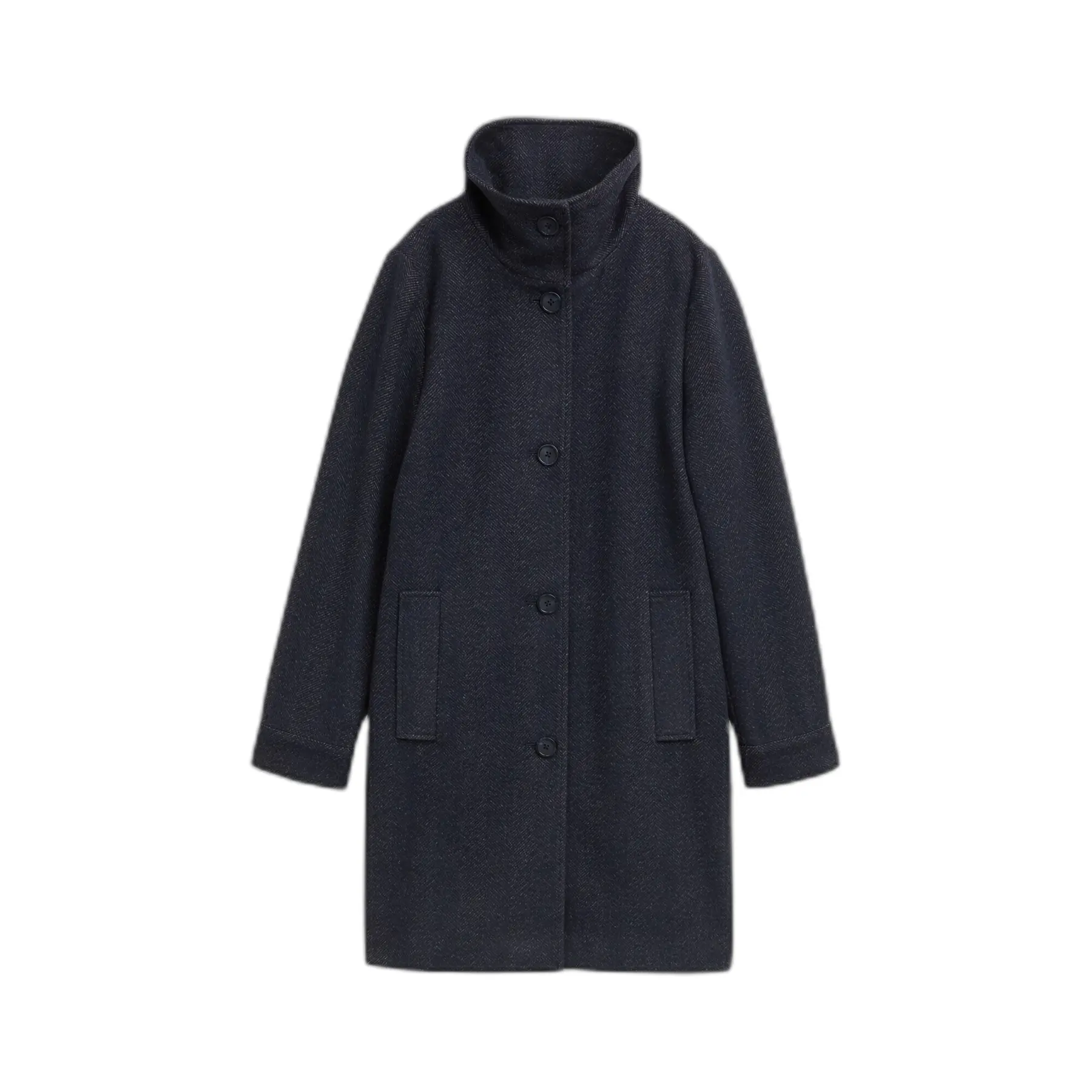 Women's High Neck Wool Coat Tom Tailor