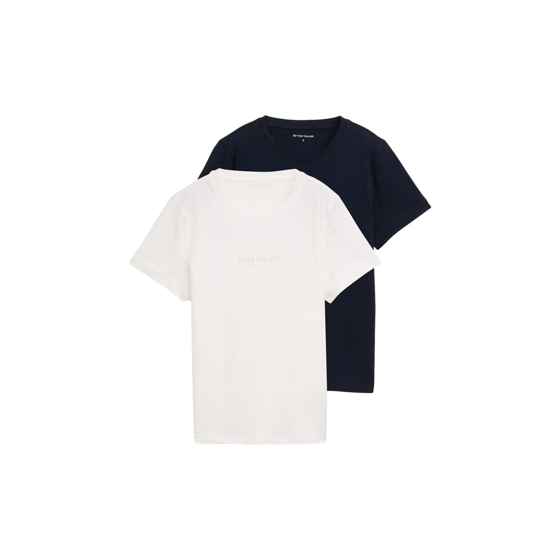 Damen T-Shirt mit Logo verpackt Tom Tailor (x2)