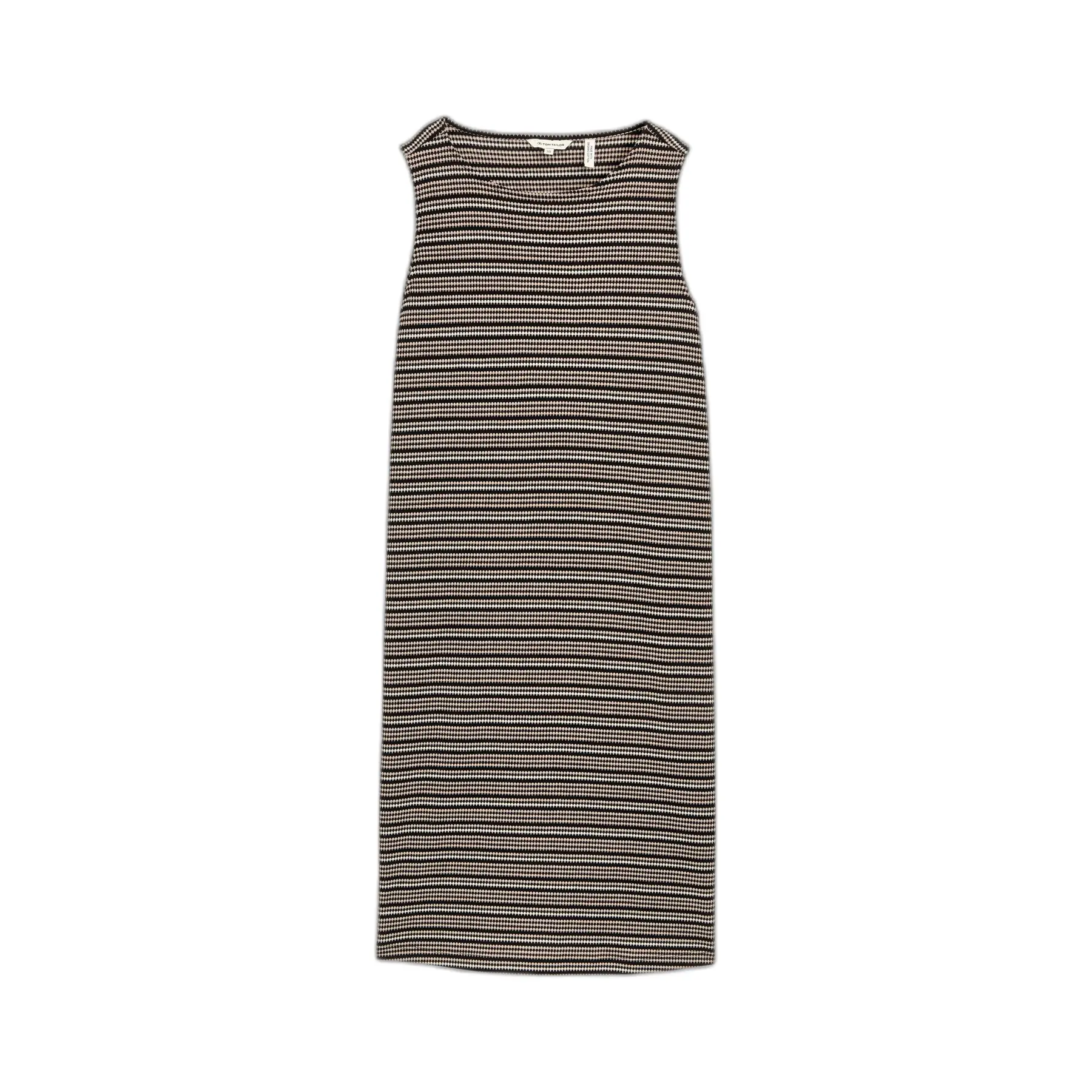 Ärmelloses Jersey-Jacquard-Kleid Damen Tom Tailor