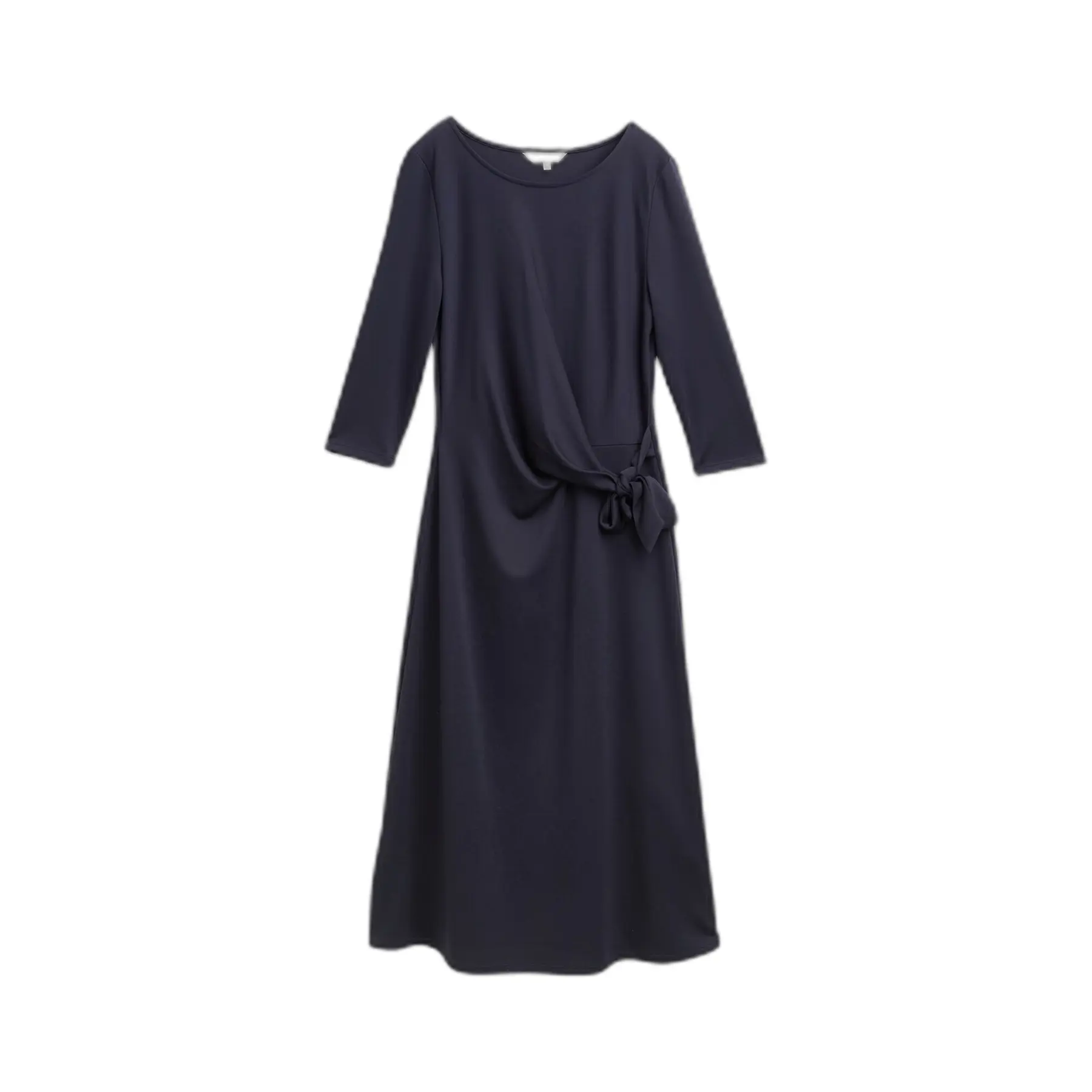 Jersey-Kleid mit 3/4-Ärmeln und Schleifendetail Damen Tom Tailor