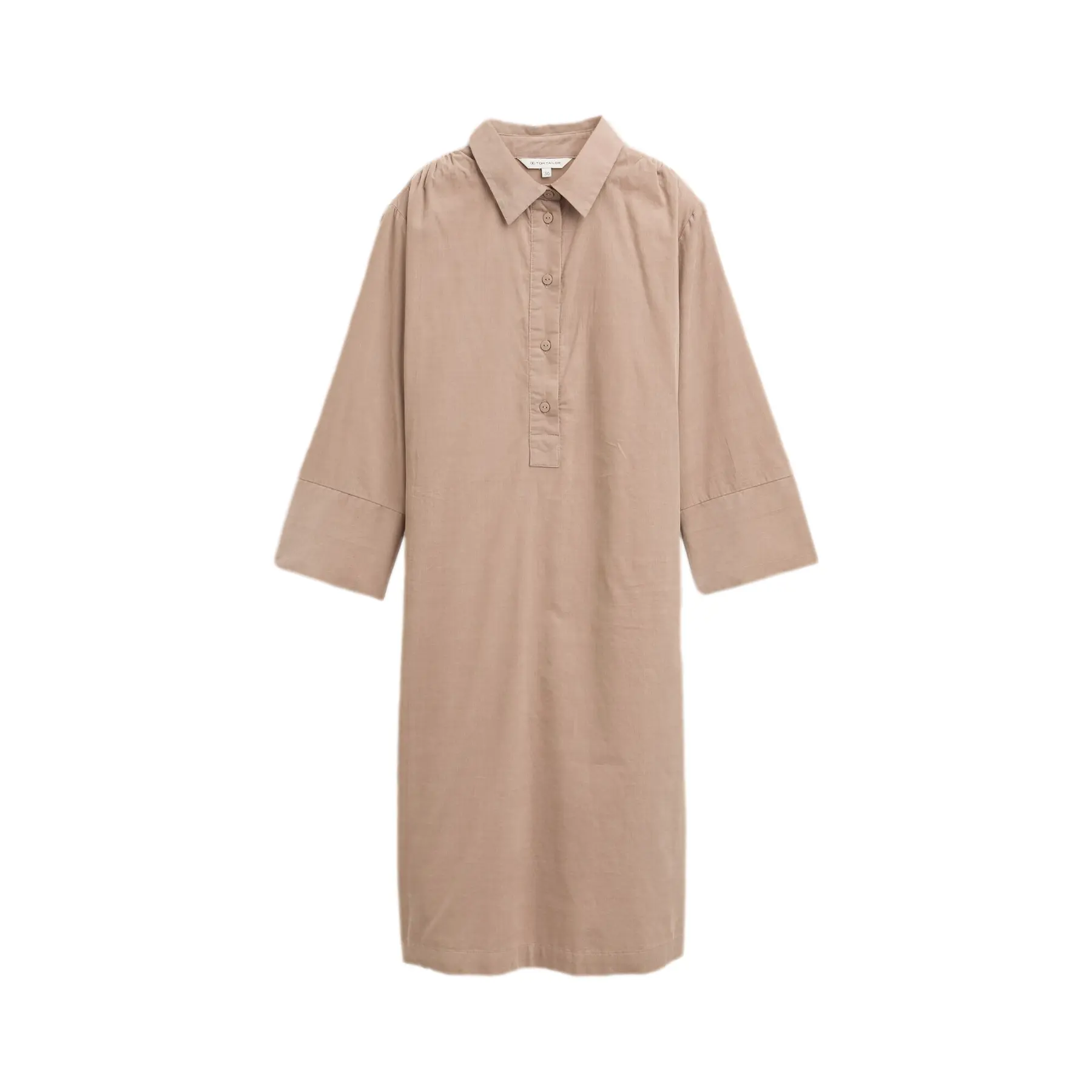 Blusenkleid mit Kragen und halber Knopfleiste Damen Tom Tailor