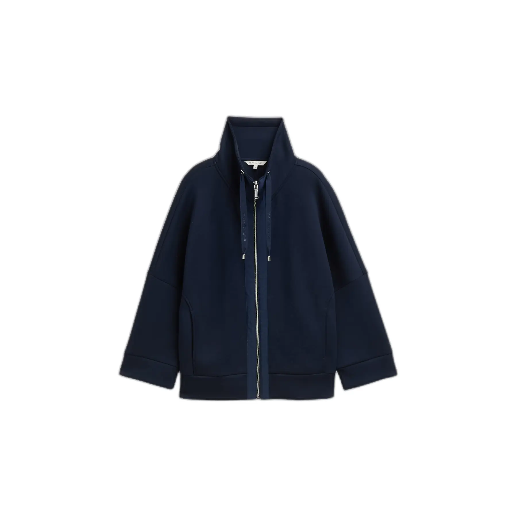 Women's Zip Scuba Fabric Sweatshirt Tom Tailor