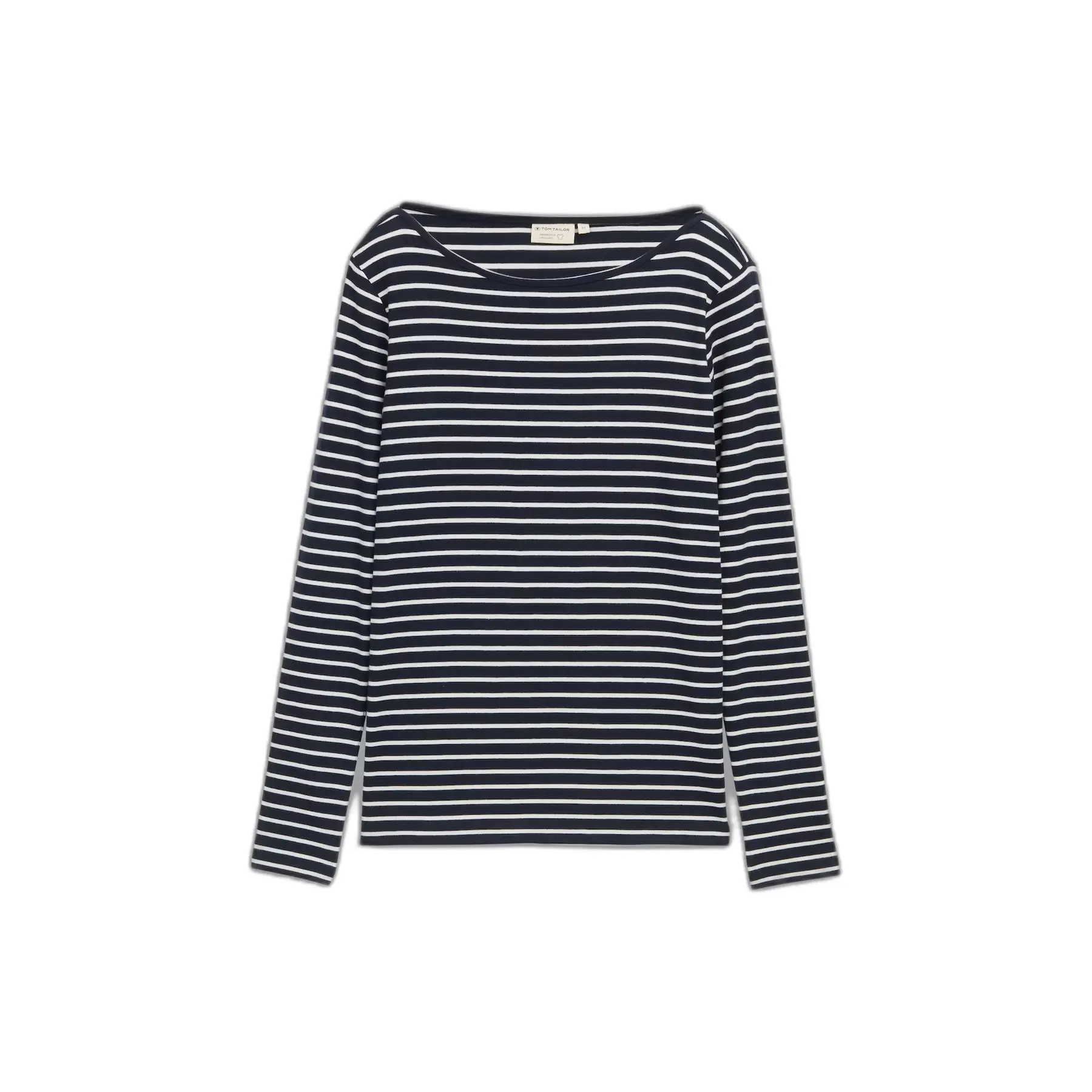 Women's Long Sleeve Stretch Striped T-shirt Tom Tailor
