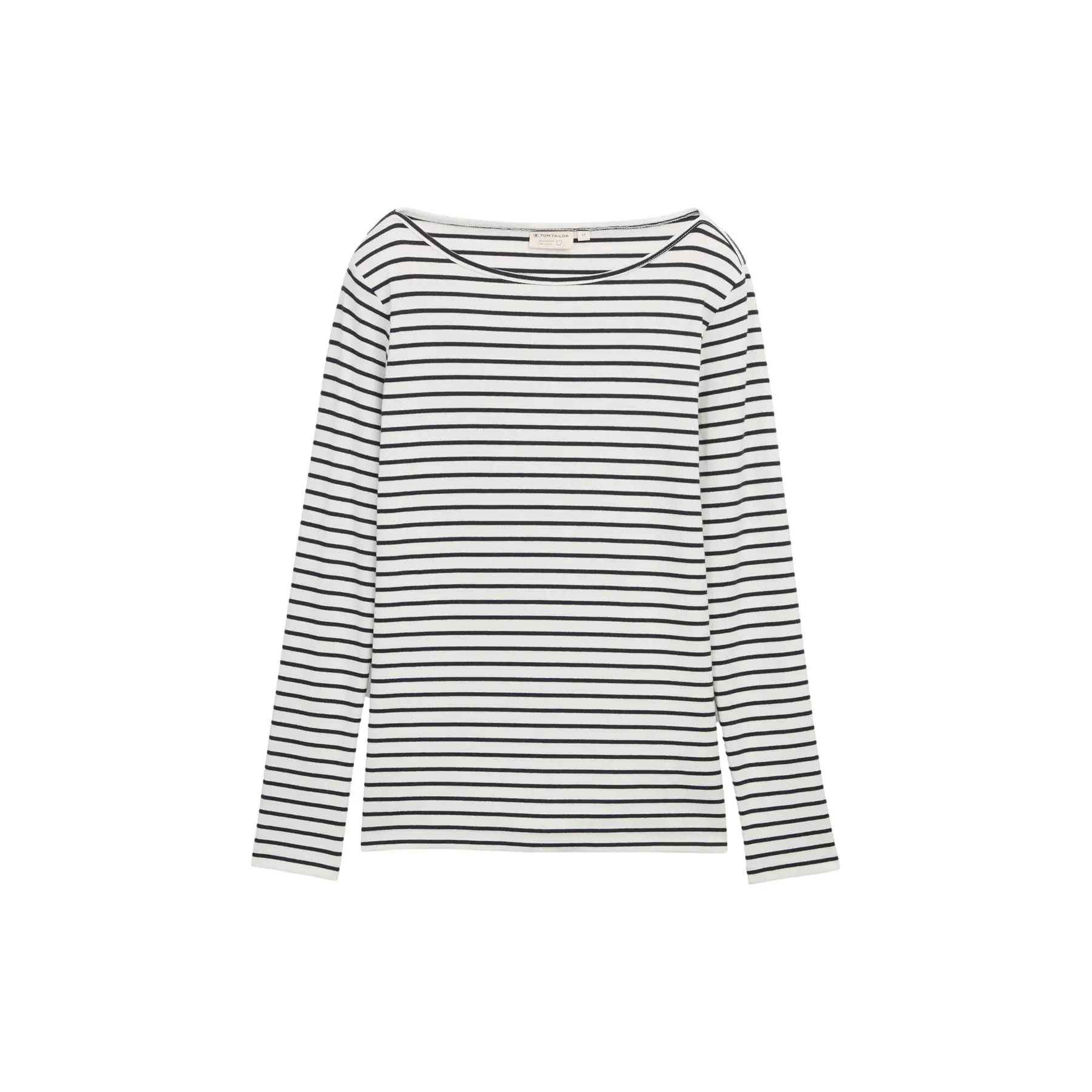 Women's Long Sleeve Stretch Striped T-shirt Tom Tailor