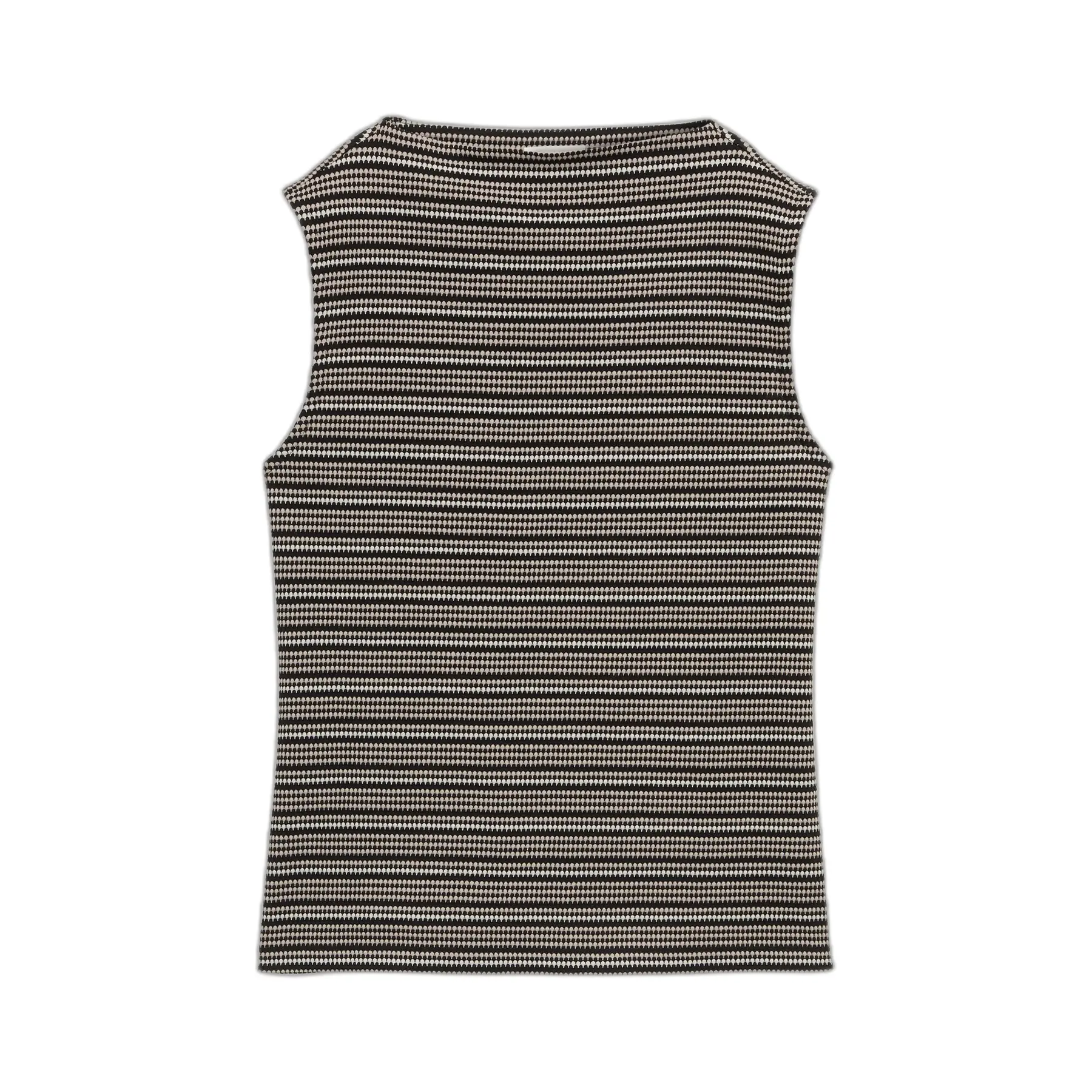 Jacquardstoff-Tanktop Damen Tom Tailor
