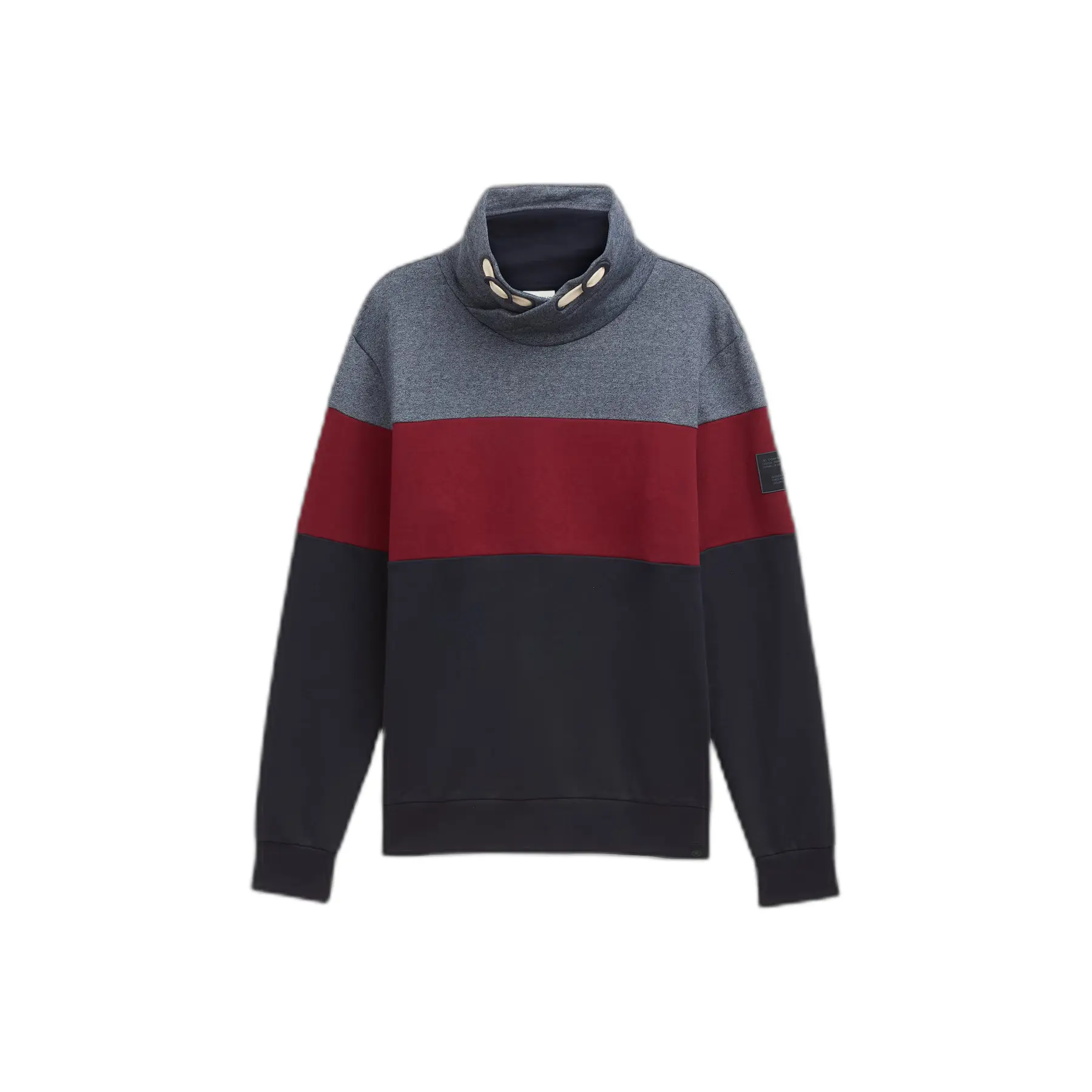 Sweatshirt mit Schalkragen Tom Tailor