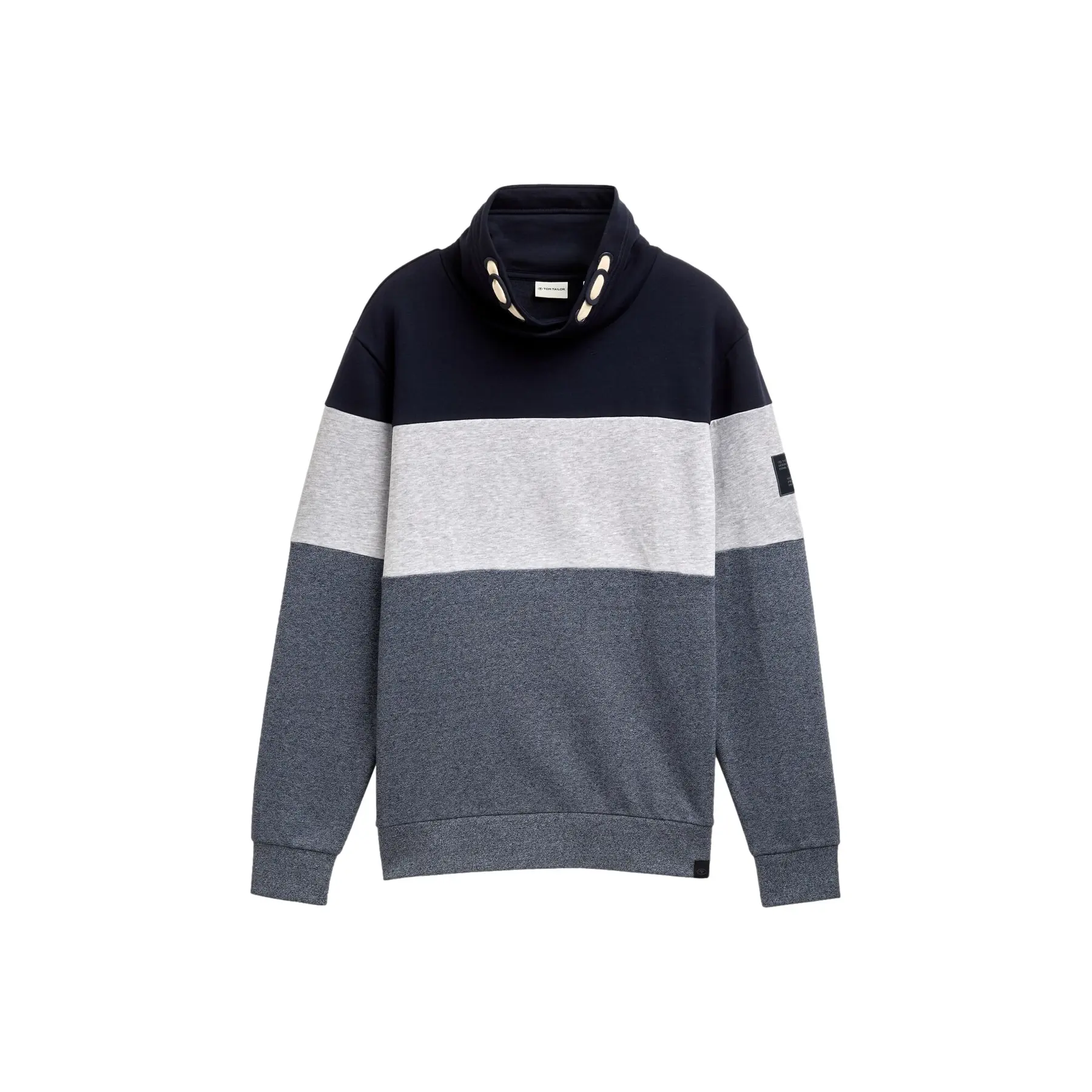 Sweatshirt mit Schalkragen Tom Tailor