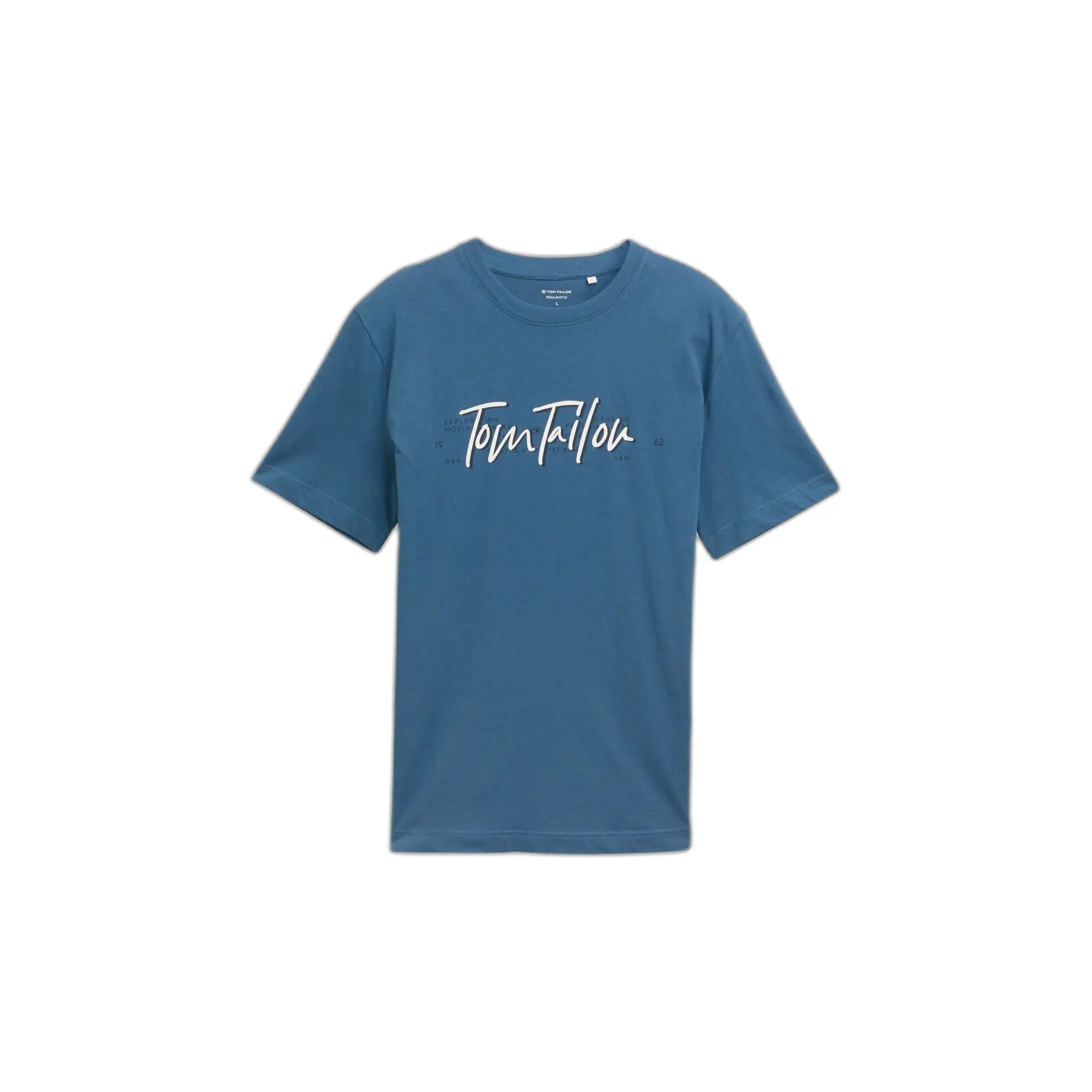 T-Shirt Mit Modernem Bedrucktem Logo Tom Tailor