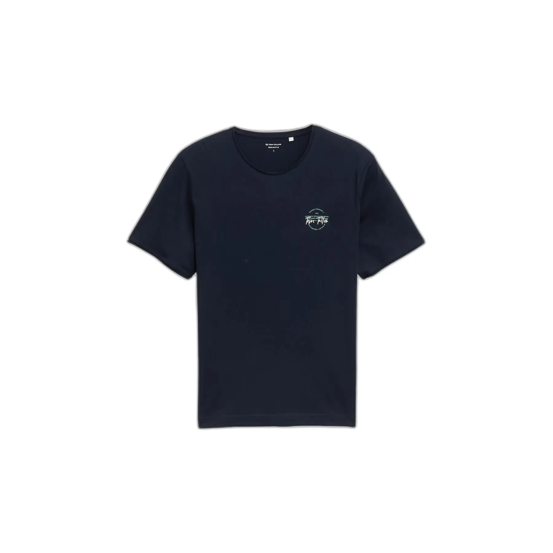 T-Shirt mit kleinem Aufdruck Tom Tailor
