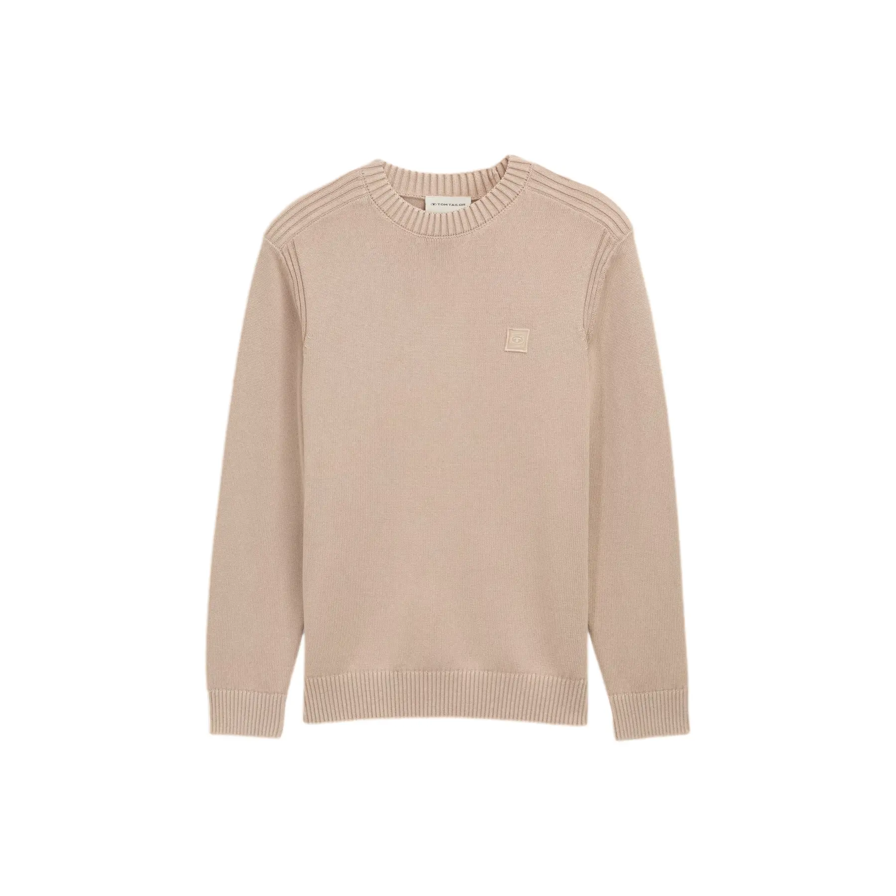 Pullover aus gewaschenem Baumwollstrick Tom Tailor