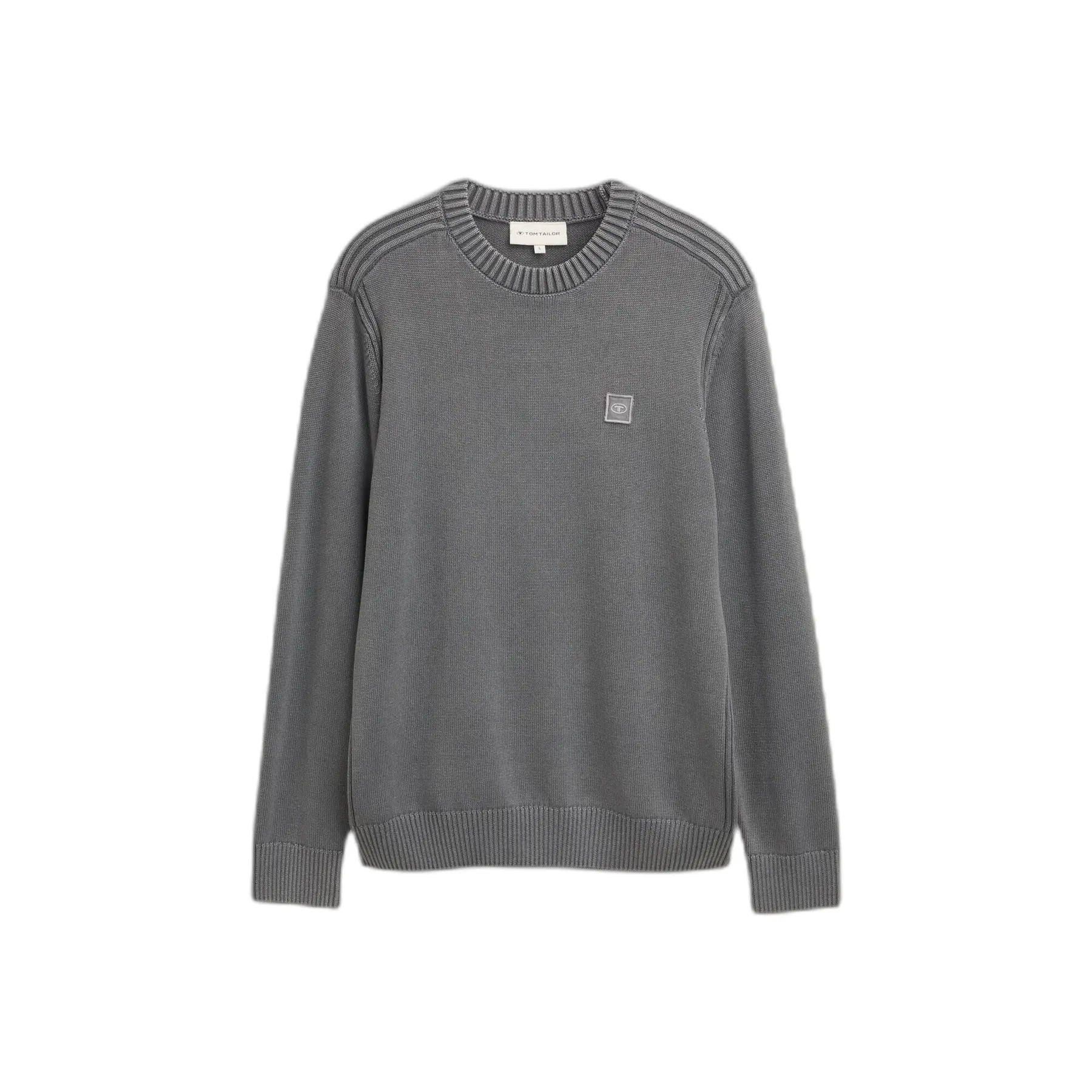Pullover aus gewaschenem Baumwollstrick Tom Tailor