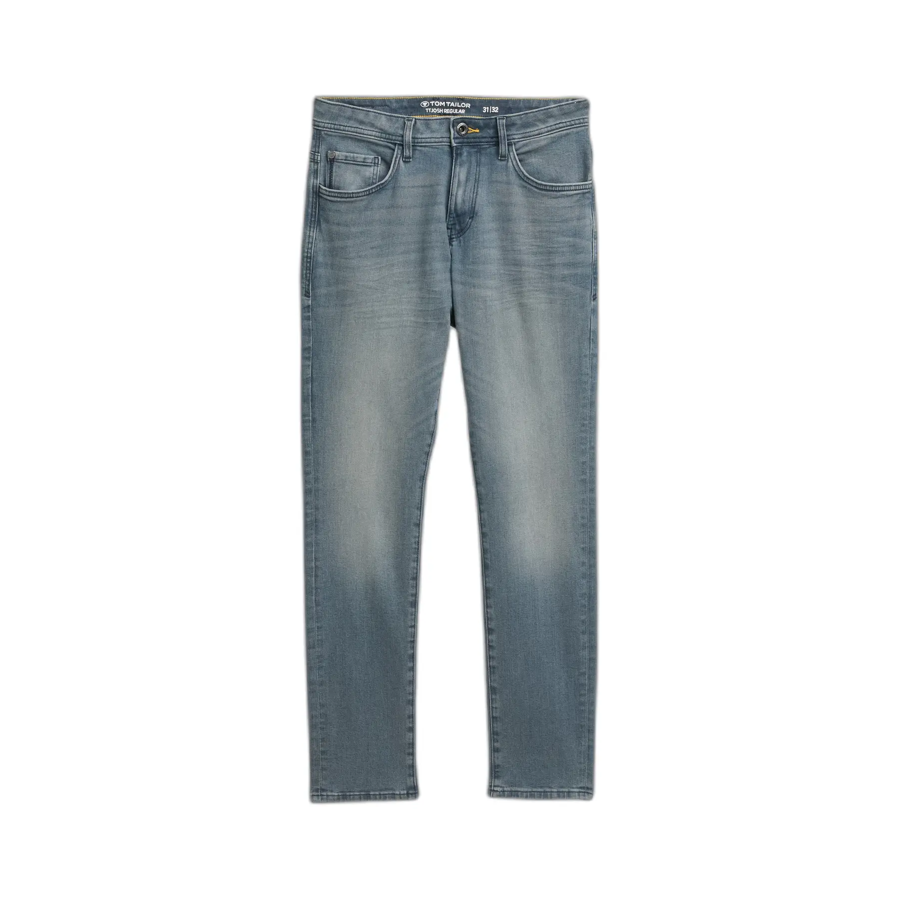 Tom Tailor - TTJOSH REGULAR SLIM-jeans - Maat 34/34 - mid stone blue grey denim
