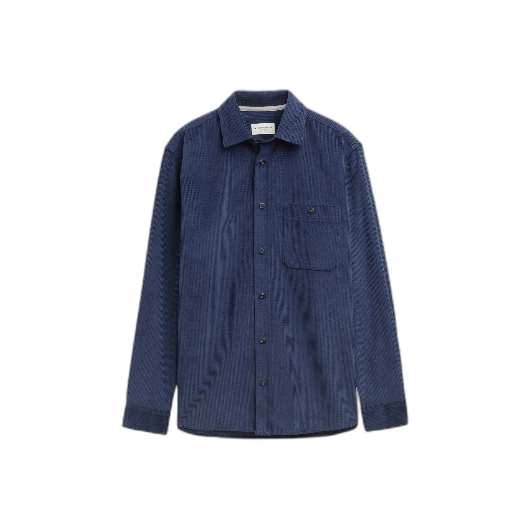 Langarm-Velourshemd Tom Tailor