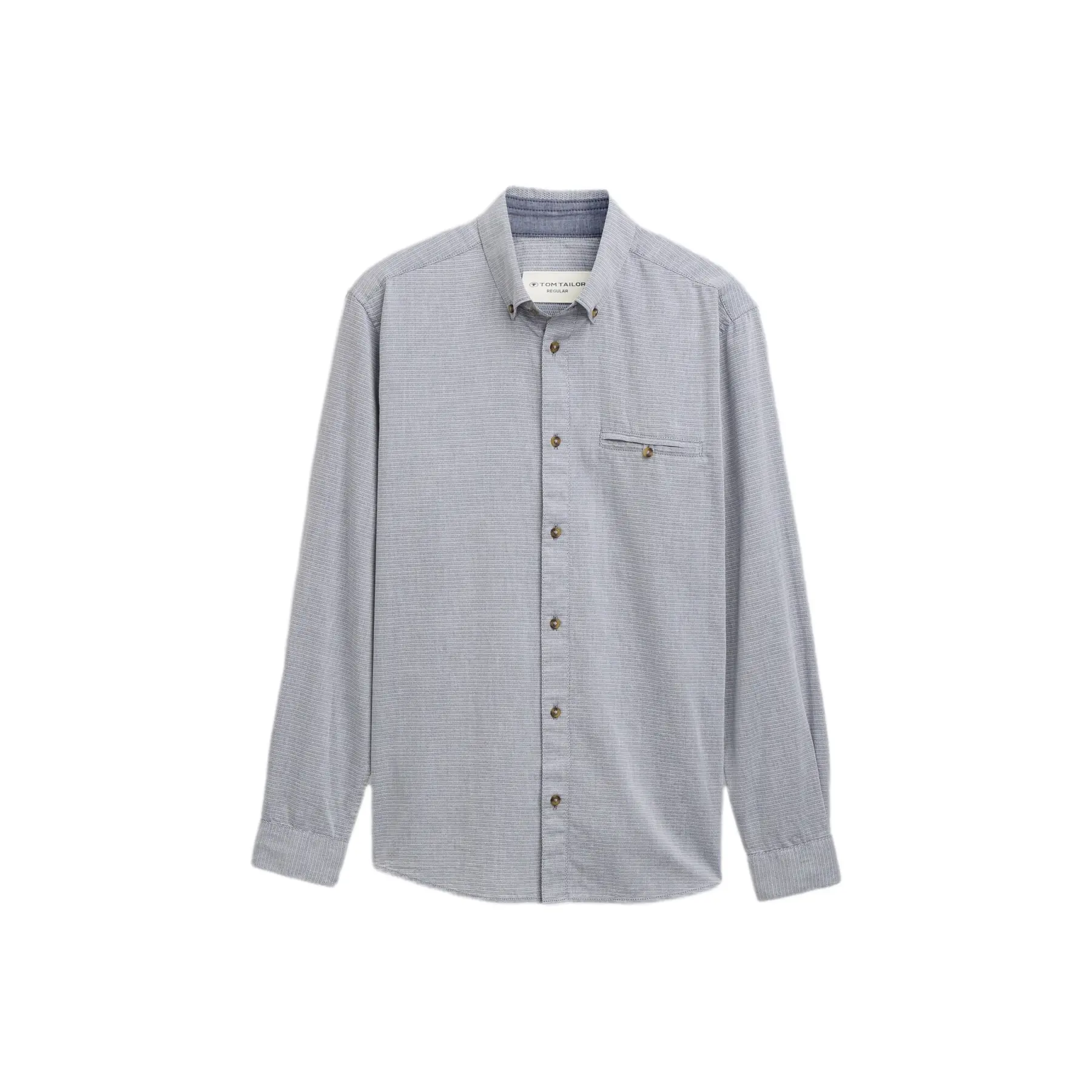 Long-sleeved Cotton Shirt Tom Tailor