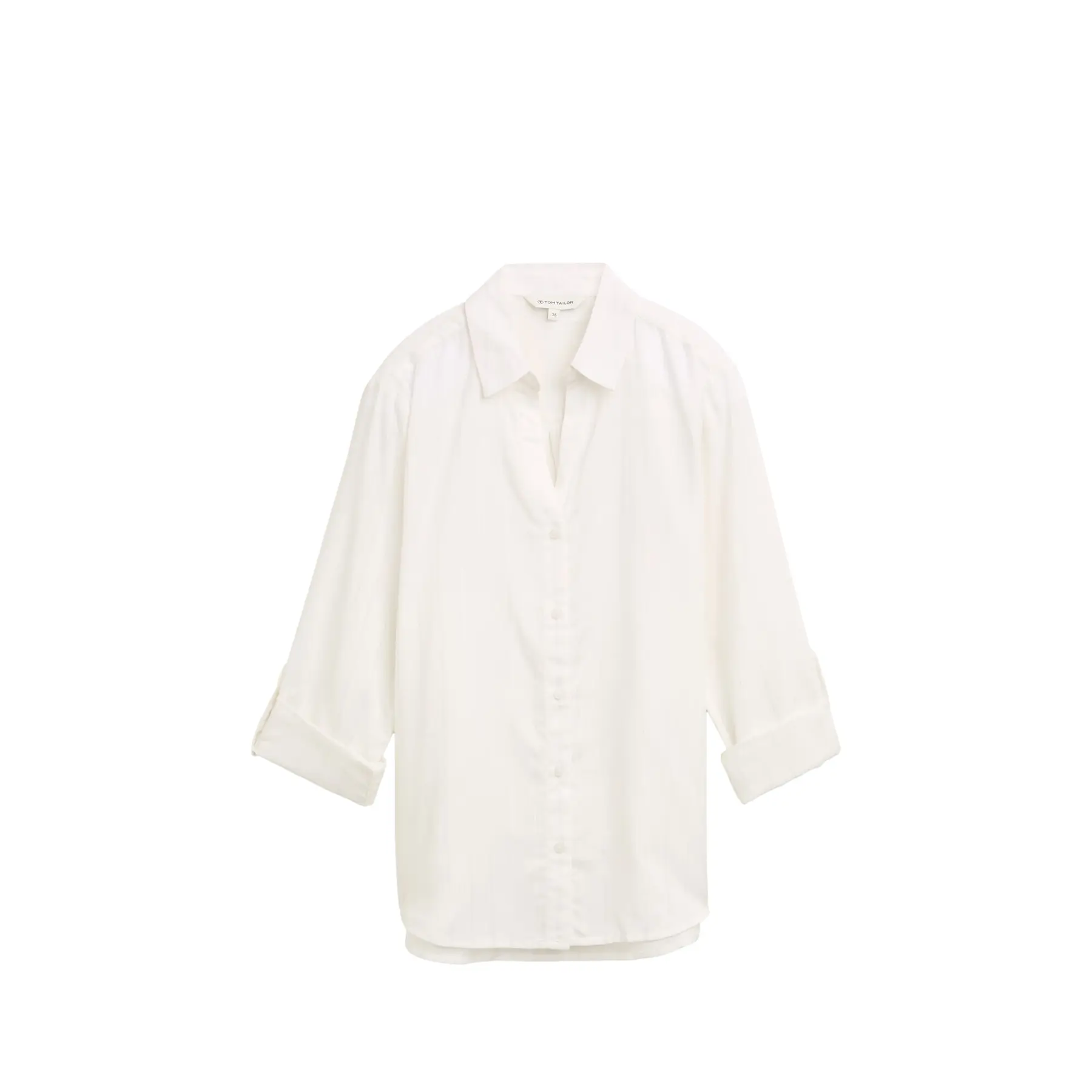 Gestreiftes Langarmbluse Damen Tom Tailor