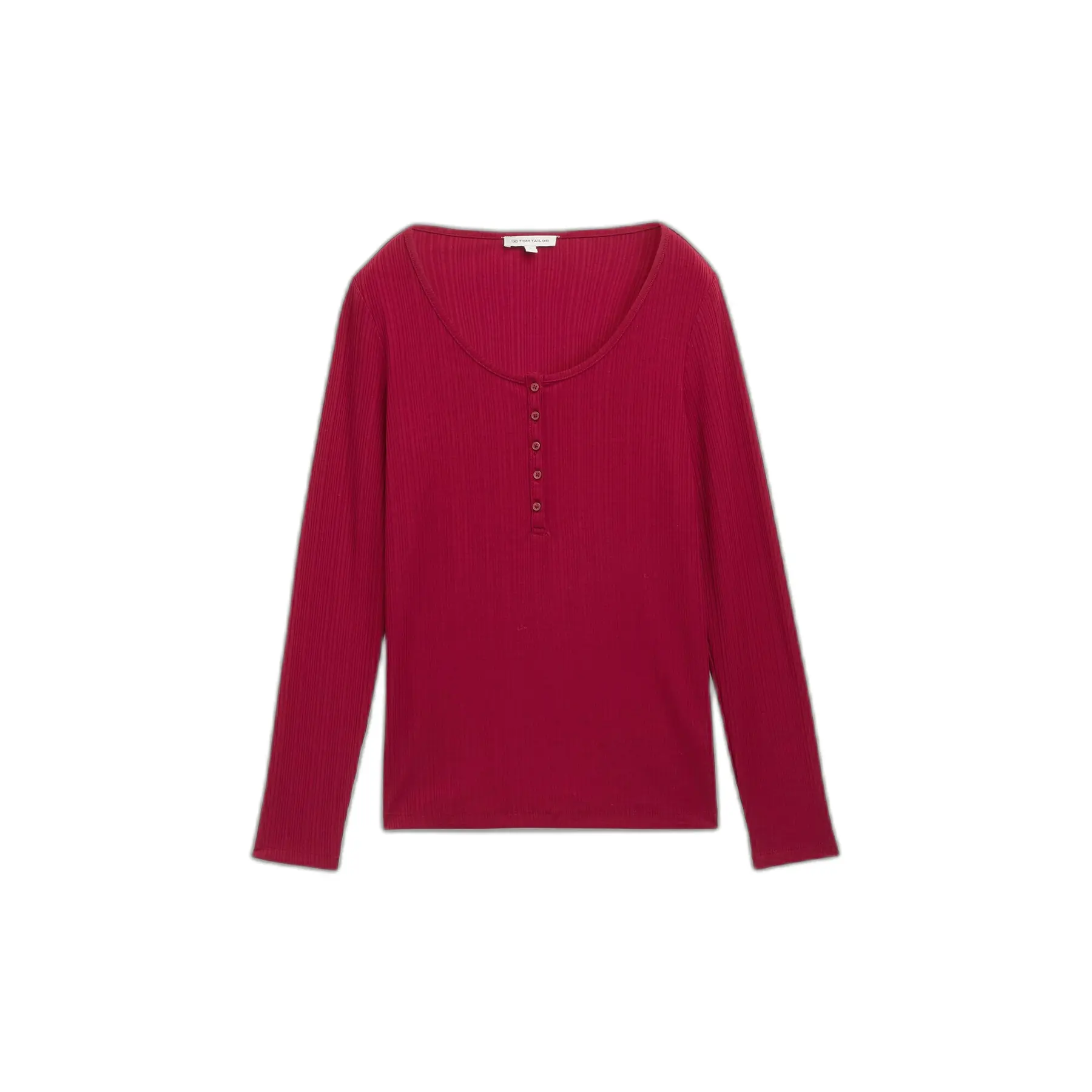 Women's Long Sleeve T-shirt Tom Tailor Henley