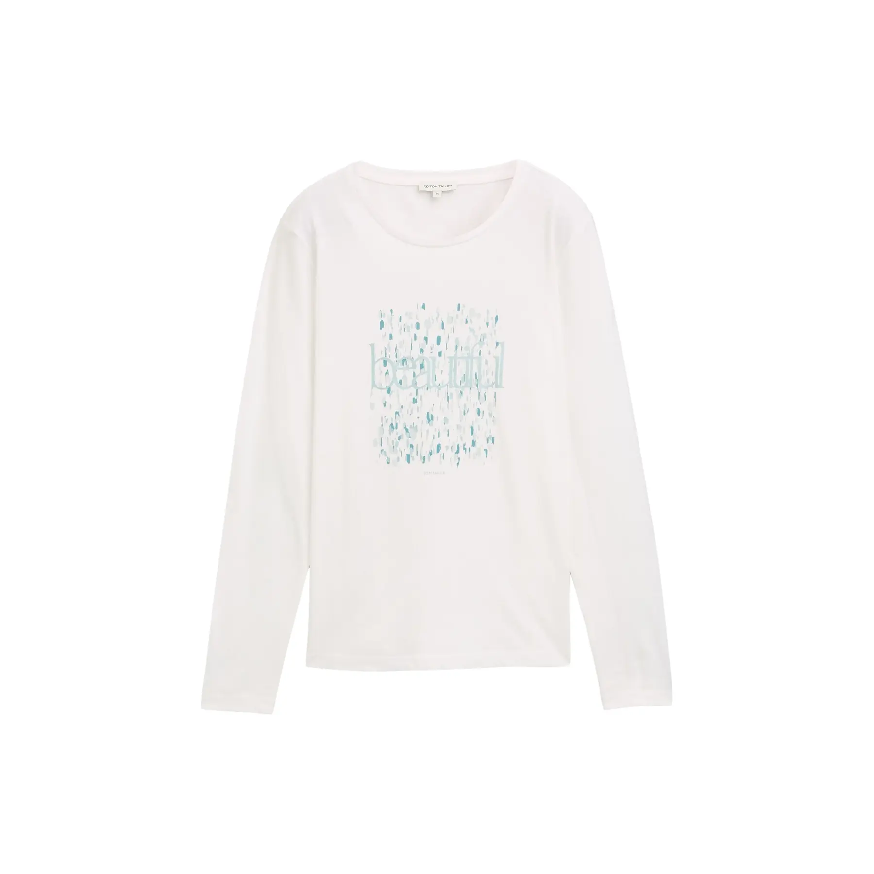 Women's Long Sleeve Printed Front T-shirt Tom Tailor