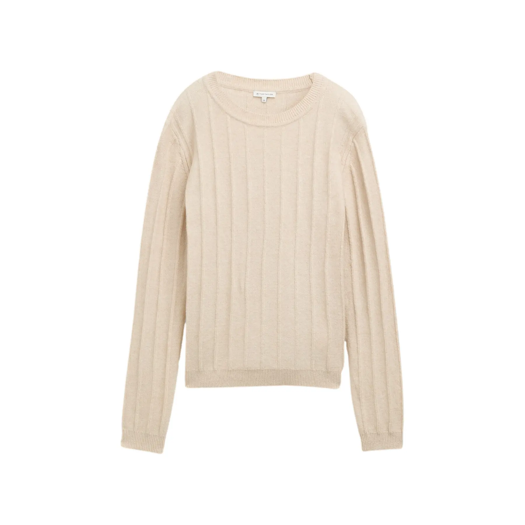 Women's Ribbed Crew Neck Sweater Tom Tailor