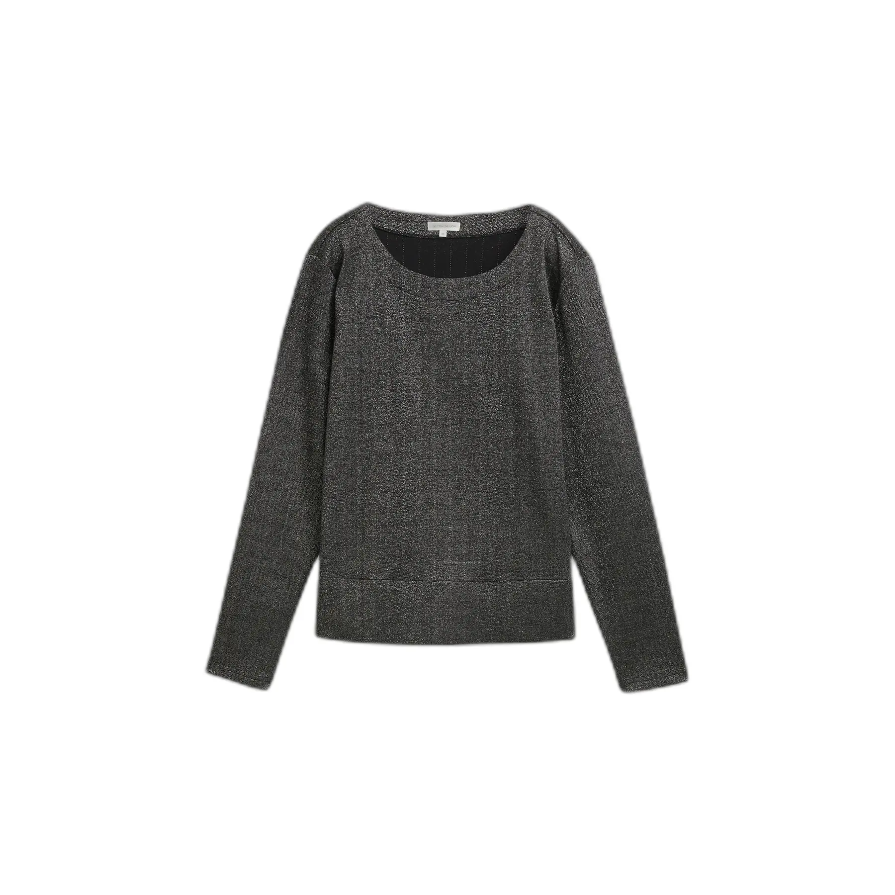 Glitter Effect Long Sleeve T-shirt, Women Tom Tailor