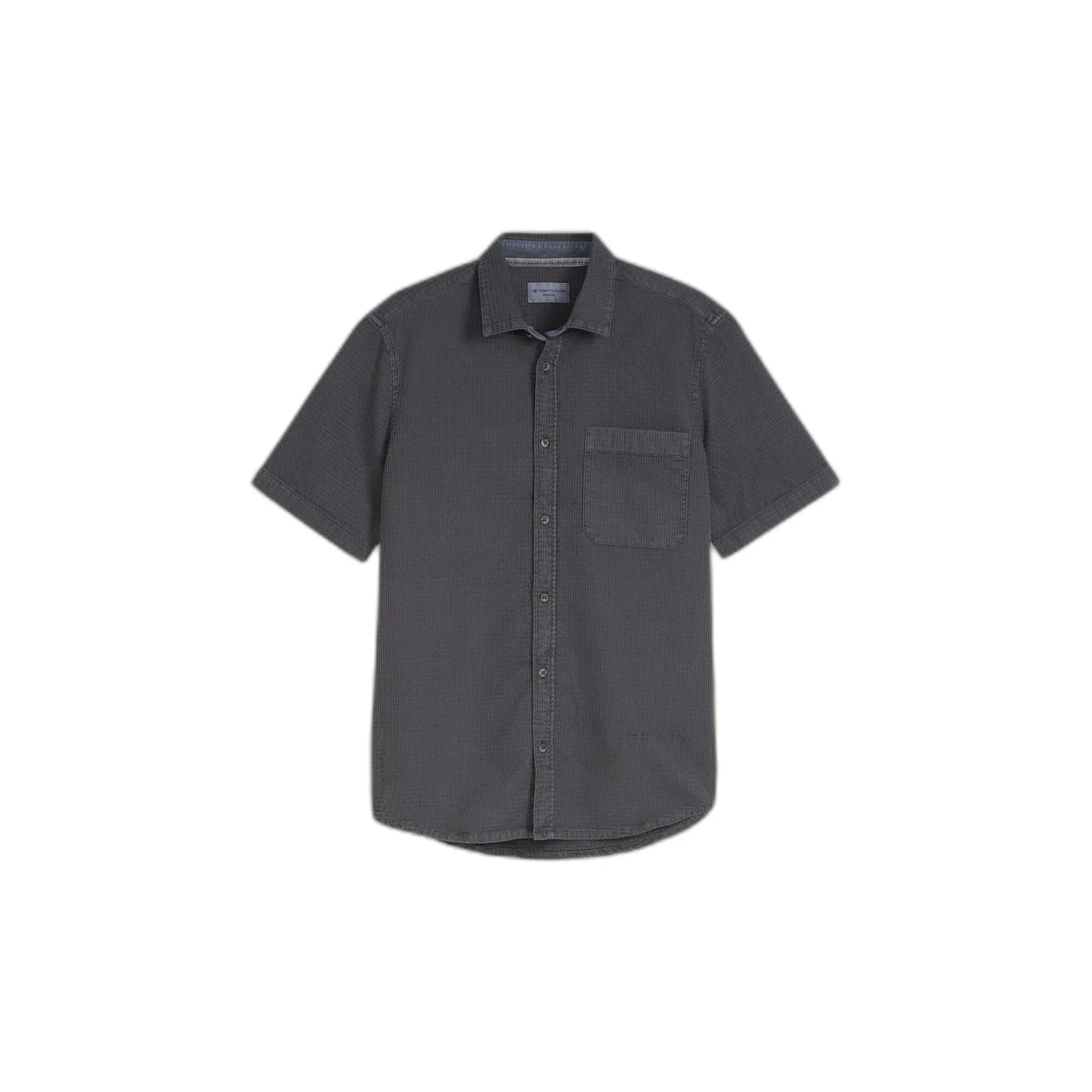Shirt With Textured Structure Tom Tailor Regular Fit